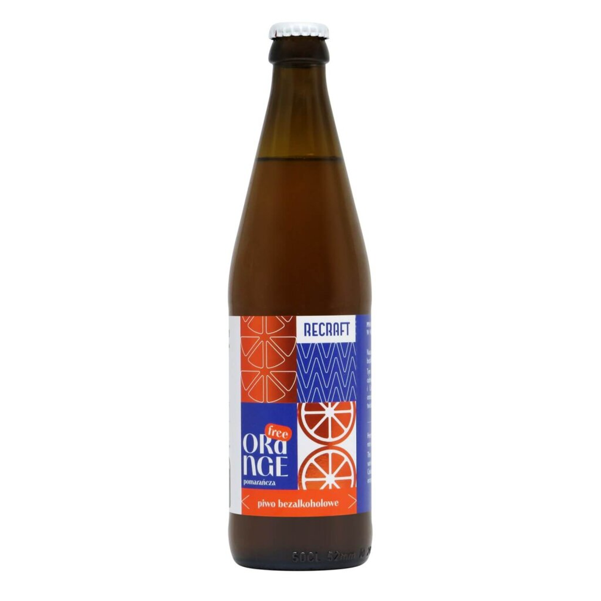 ReCraft Bezalkoholowe Orange IPA Non-Alcoholic IPA 0,5l 0.5% 0.5L, Beer