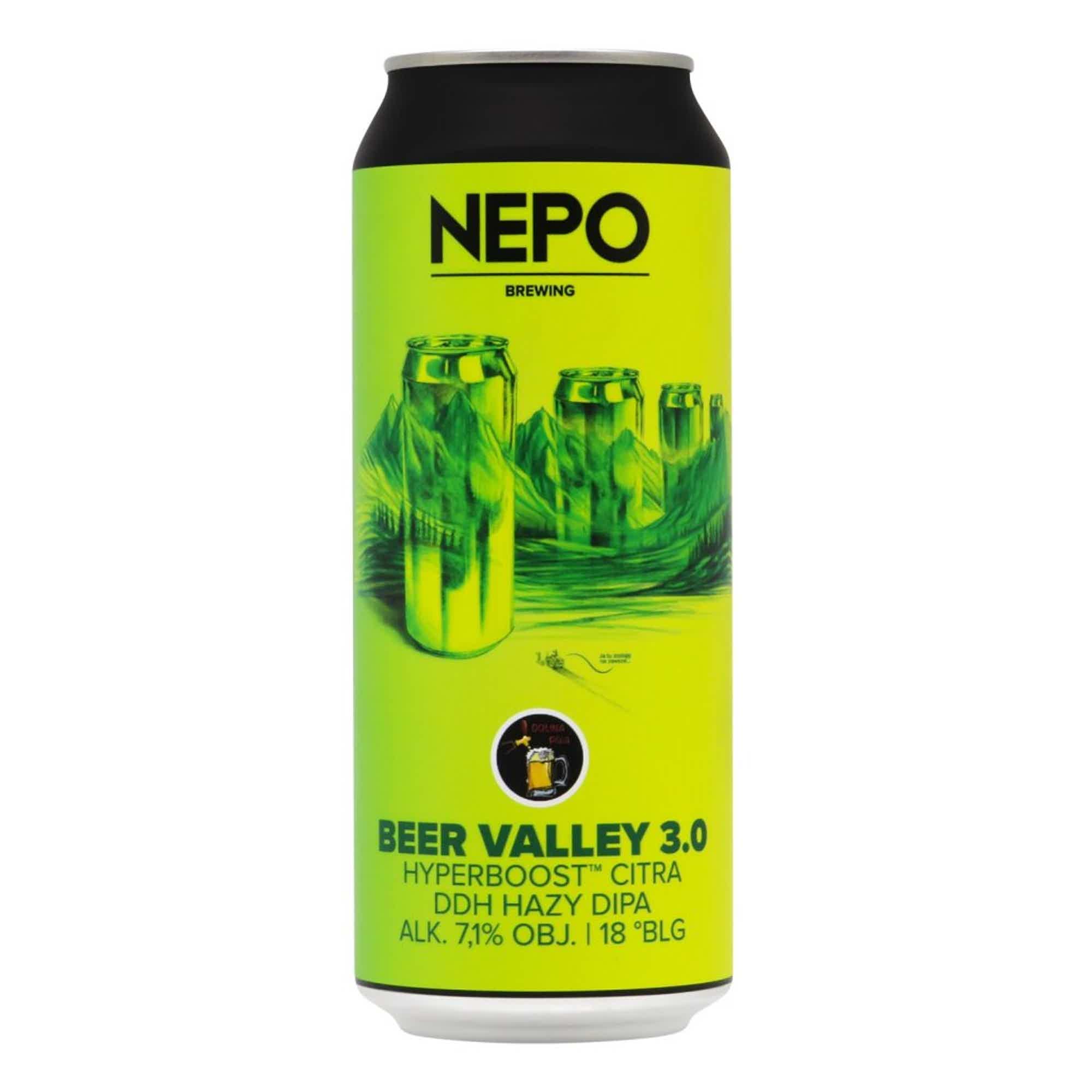 Nepomucen Beer Valley 3.0 DDH Hazy DIPA 0,5l 7.1% 0.5L, Beer