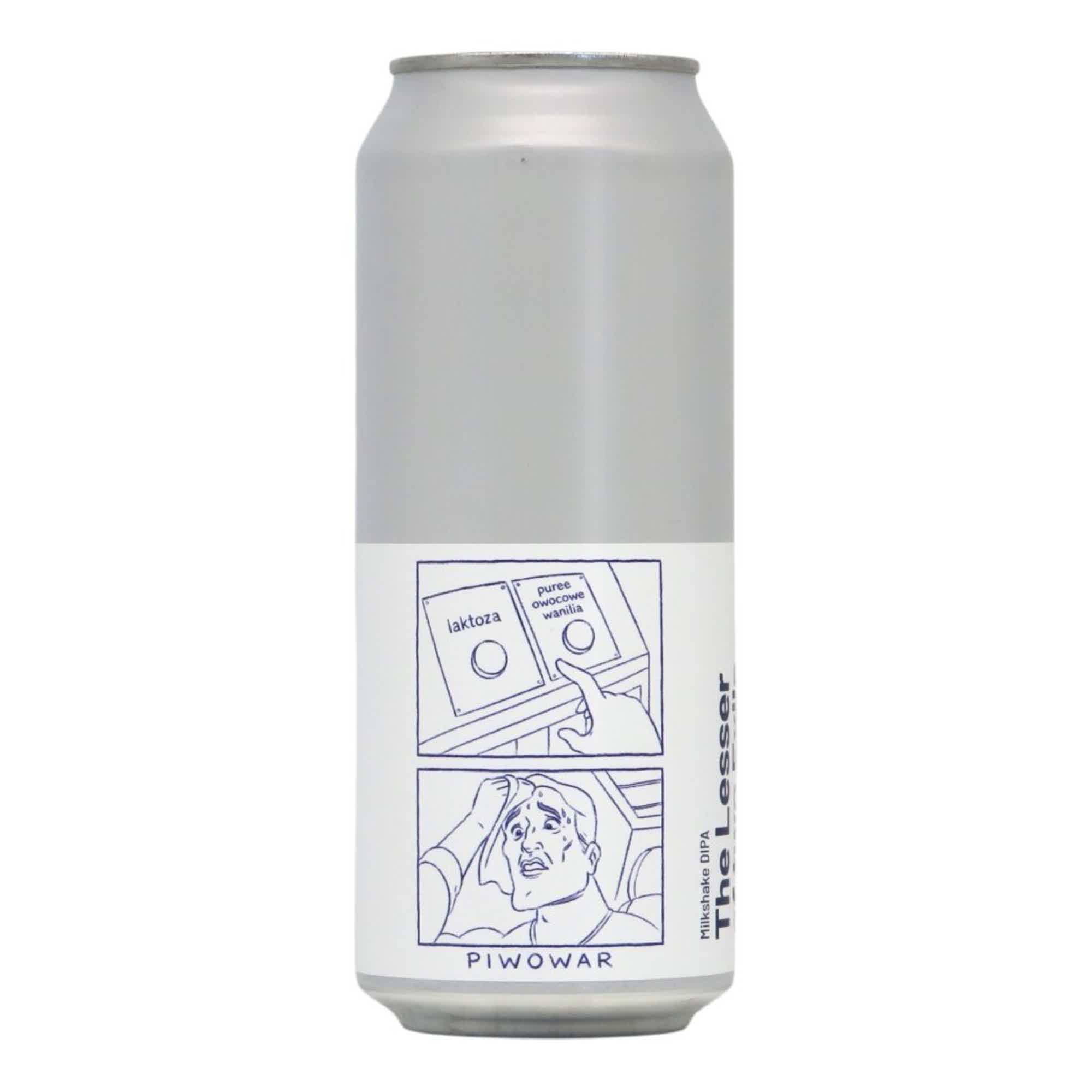 Ziemia Obiecana The Lesser Of Two Evils Milkshake DIPA 0,5l 7.0% 0.5L, Beer