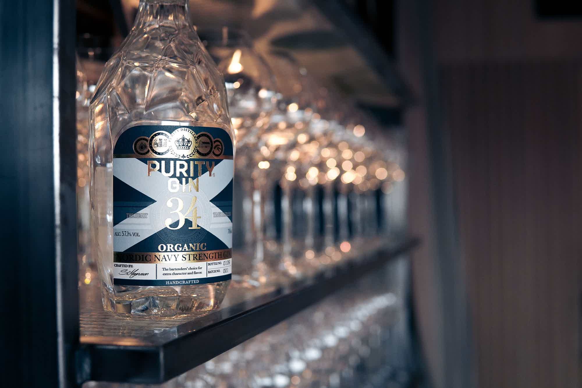Purity Navy Strength Organic 34 Gin 700 ml 57.1% 0.7L, Spirits