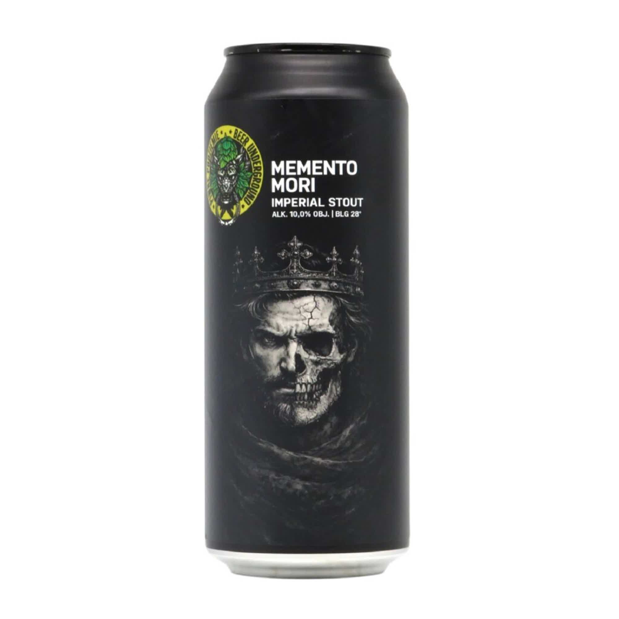 Beer Underground Memento Mori Imperial Stout 0,5l 10.0% 0.5L, Beer