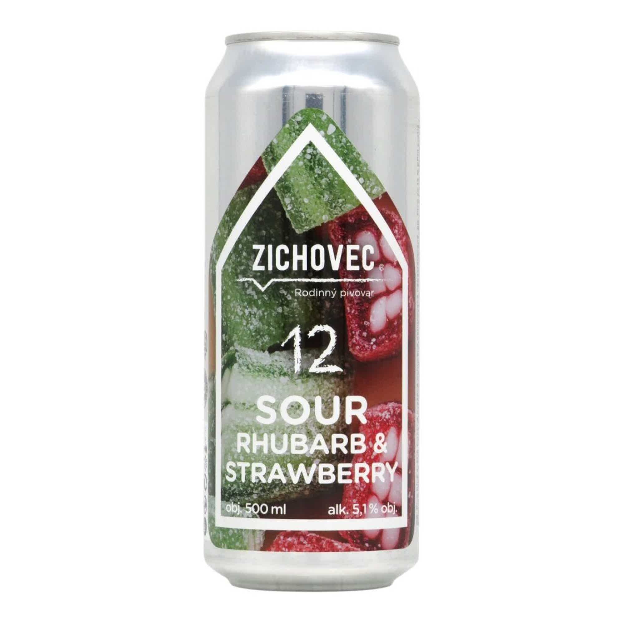 Zichovec Sour Rhubarb & Strawberry 12 Sour Ale 0,5l 5.1% 0.5L, Beer