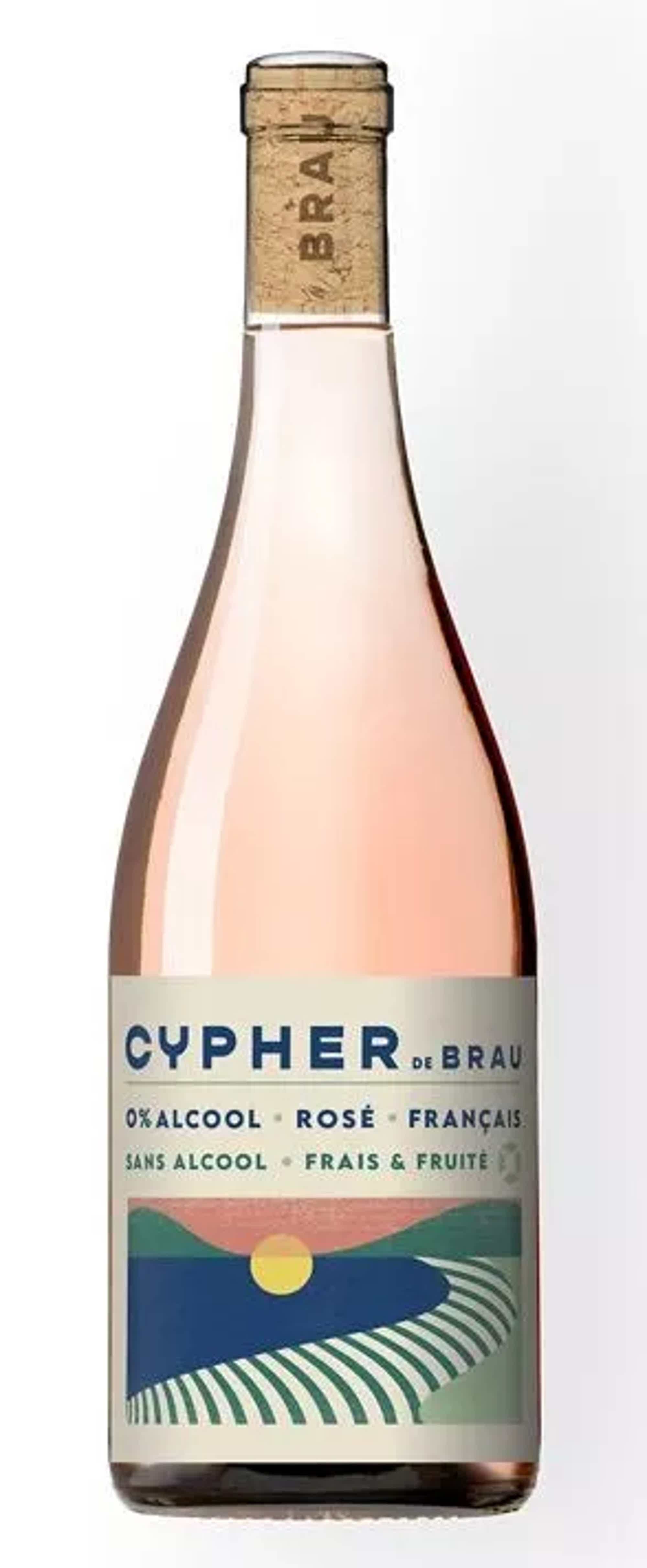 Cypher Rose Alcoholfree wine 0.0% 0.75L, Non alcohol