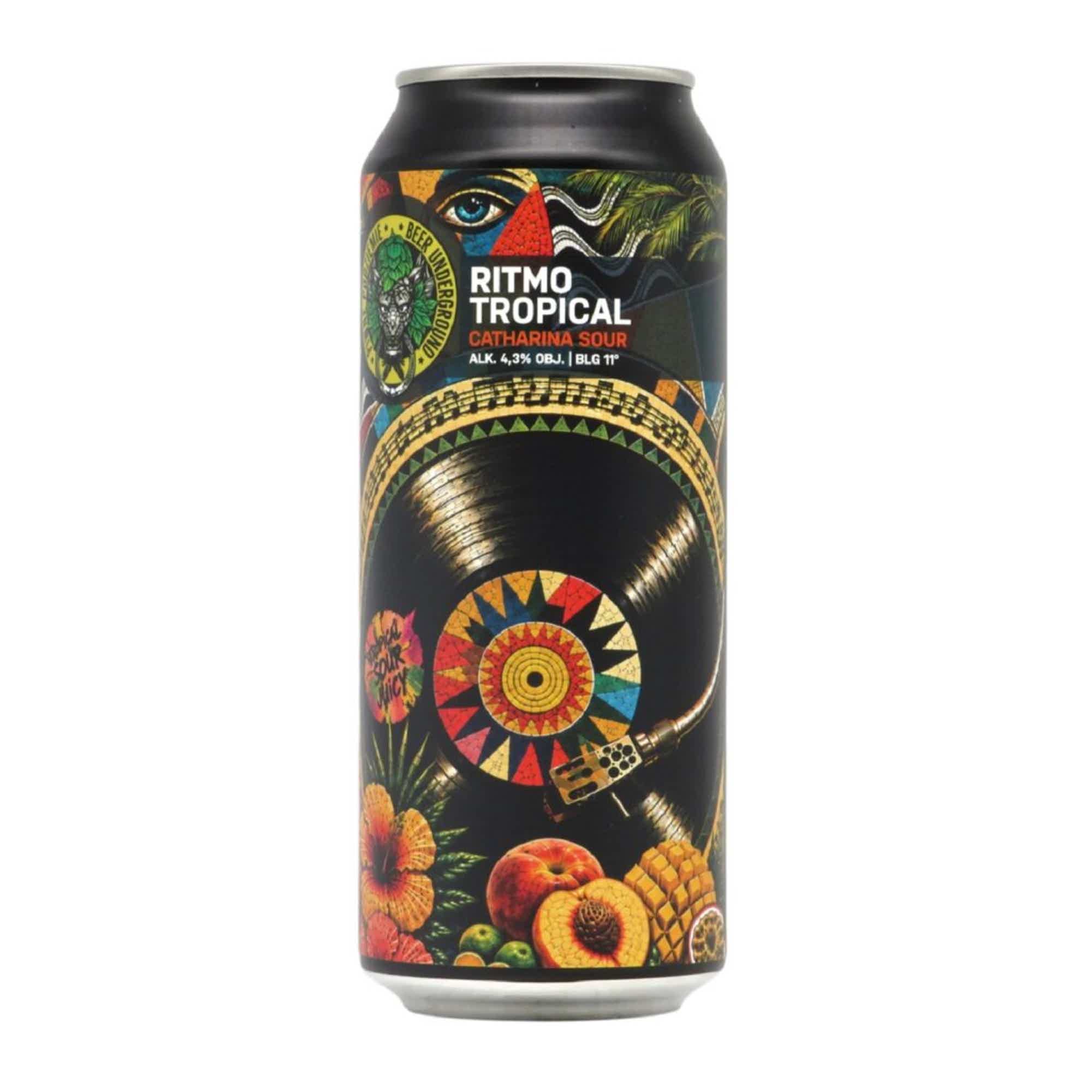 Beer Underground Ritmo Tropical Catharina Sour 0,5l 4.3% 0.5L, Beer