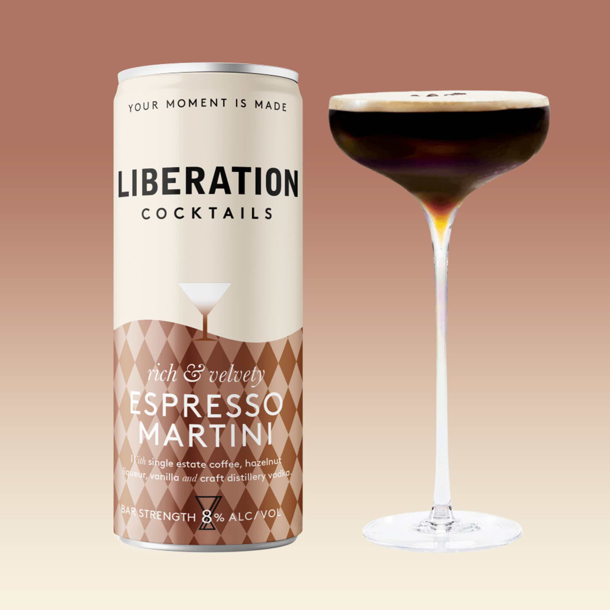 Espresso Martini 12 Can Pack: Espresso Martini 200ml can