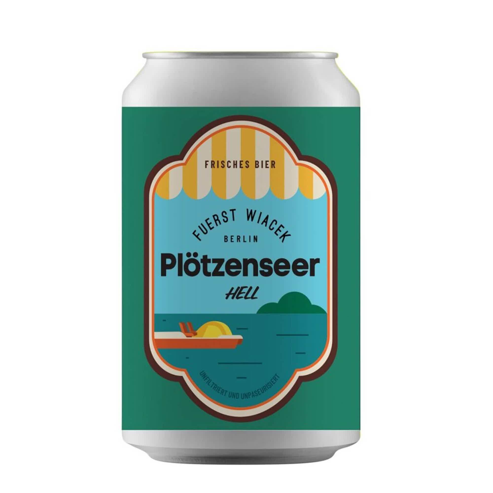 Fuerst Wiacek Plötzenseer Hell 0,33l 5.0% 0.33L, Beer