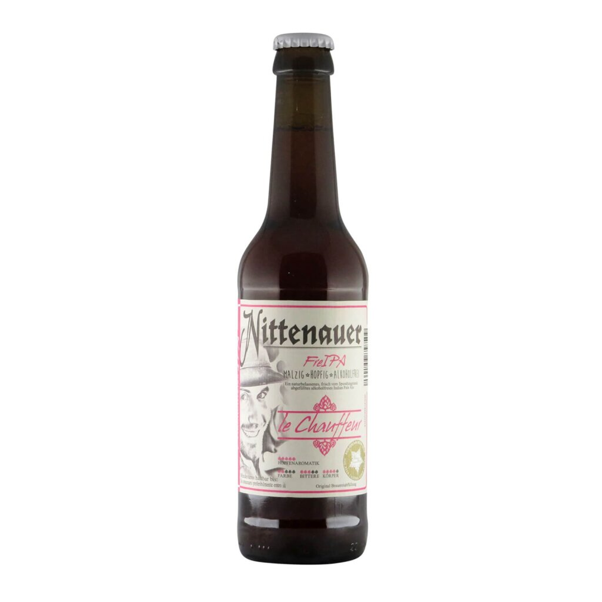 Nittenauer Le Chauffeur alkoholfrei IPA 0,33l 0.4% 0.33L, Beer