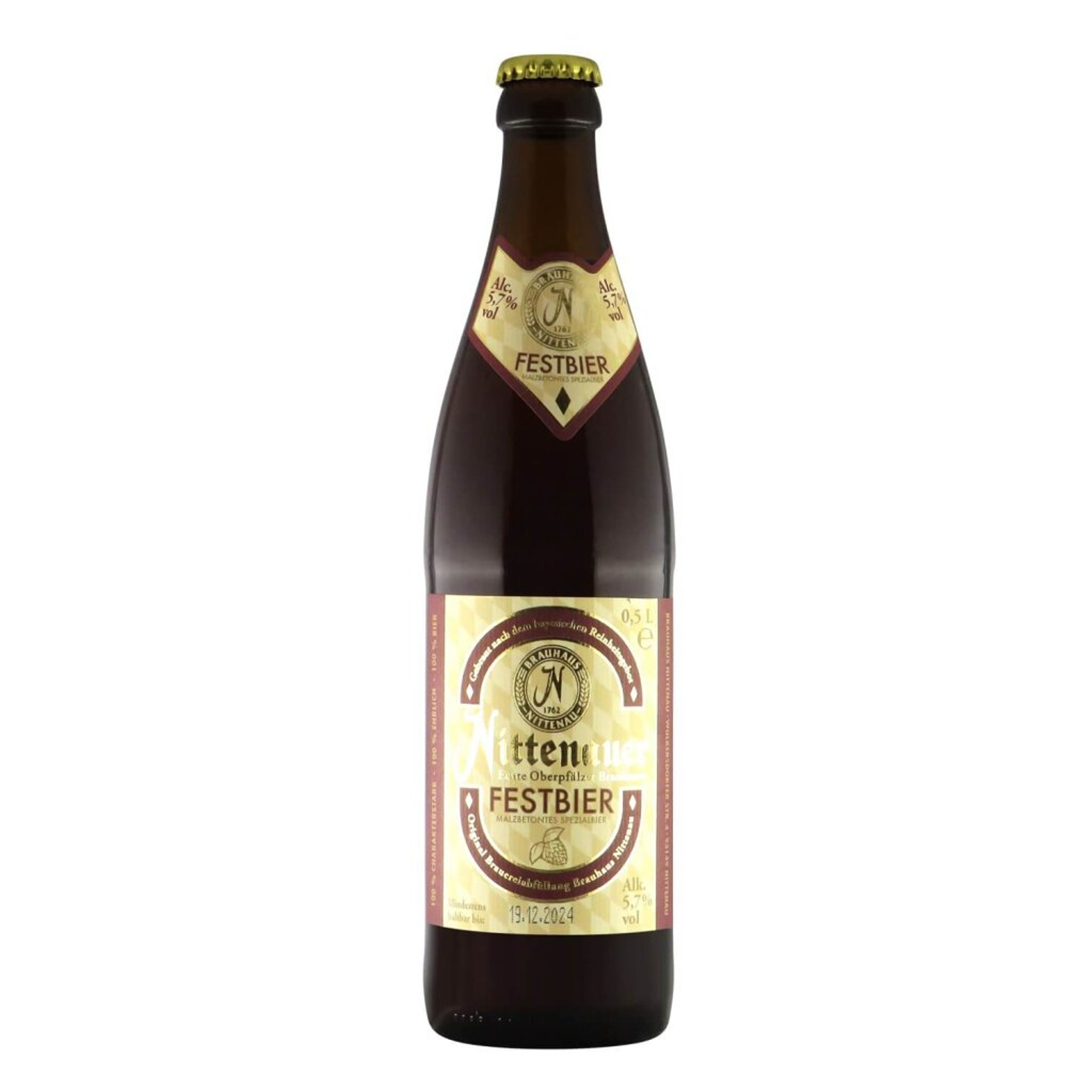 Nittenauer Festbier 0,5l 5.7% 0.5L, Beer