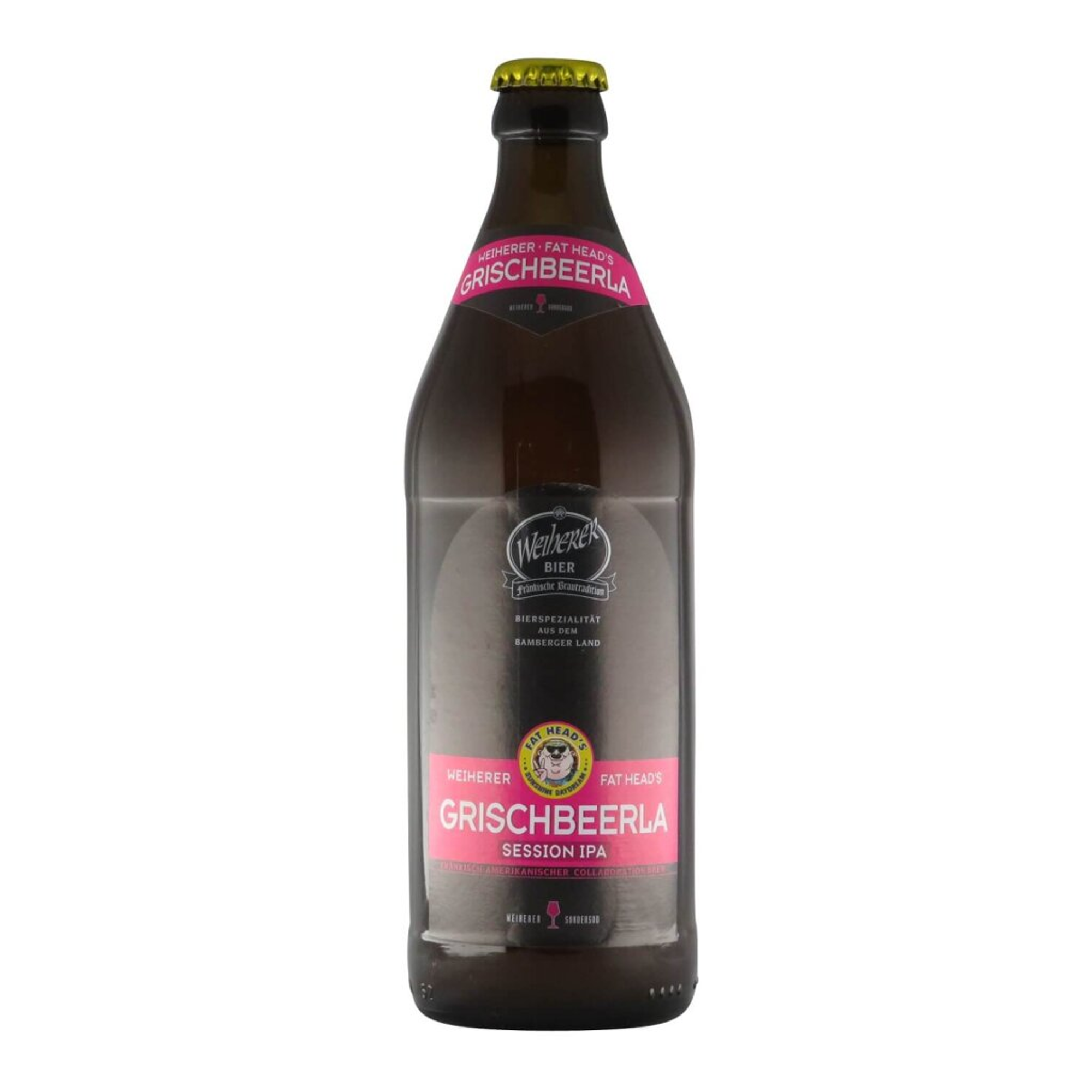 Weiherer/Fat Head's Grischbeerla Session IPA 0,5l 4.5% 0.5L, Beer