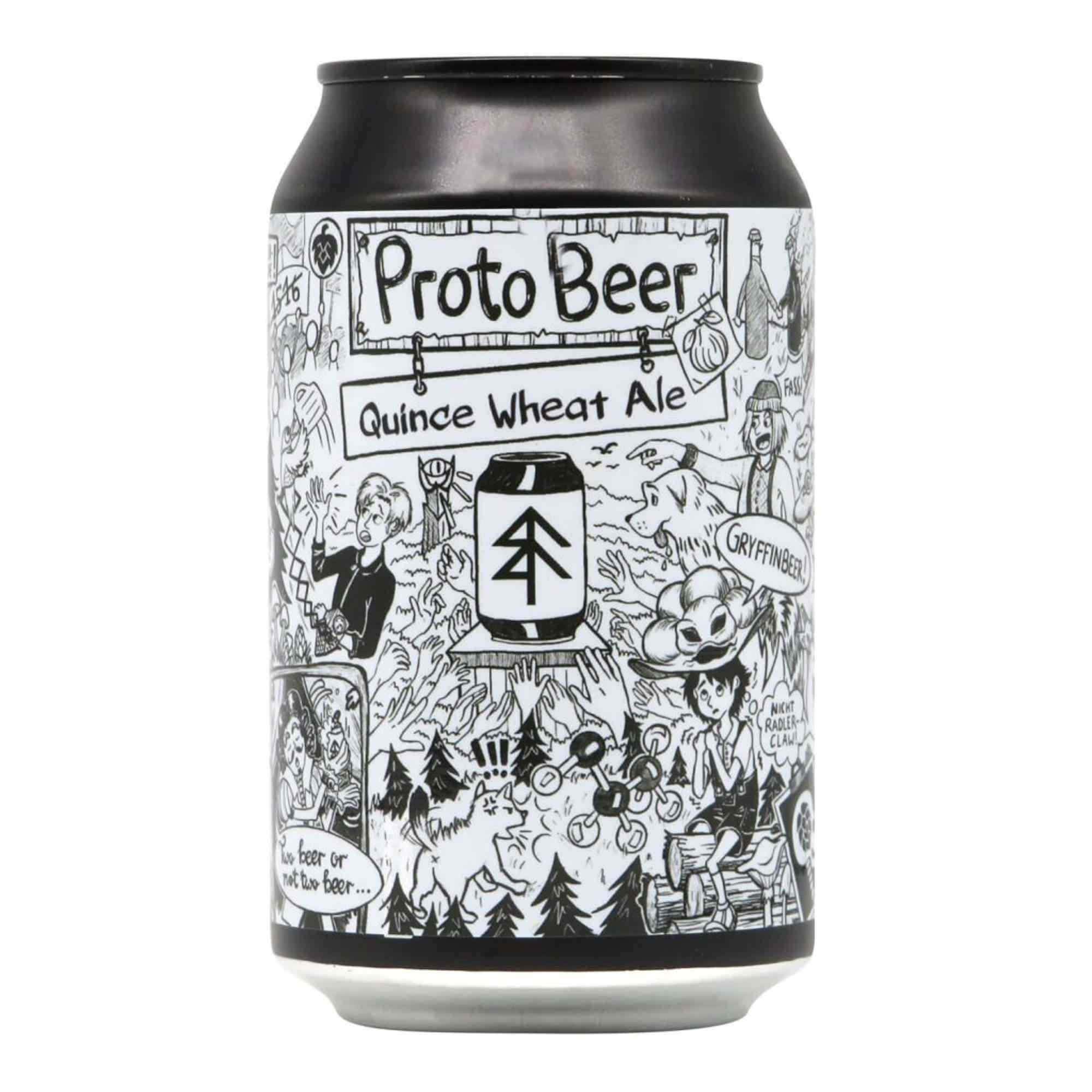 Black Forest ProtoBeer Wheat Ale mit Quitte 0,33l 0.0% 0.33L, Beer