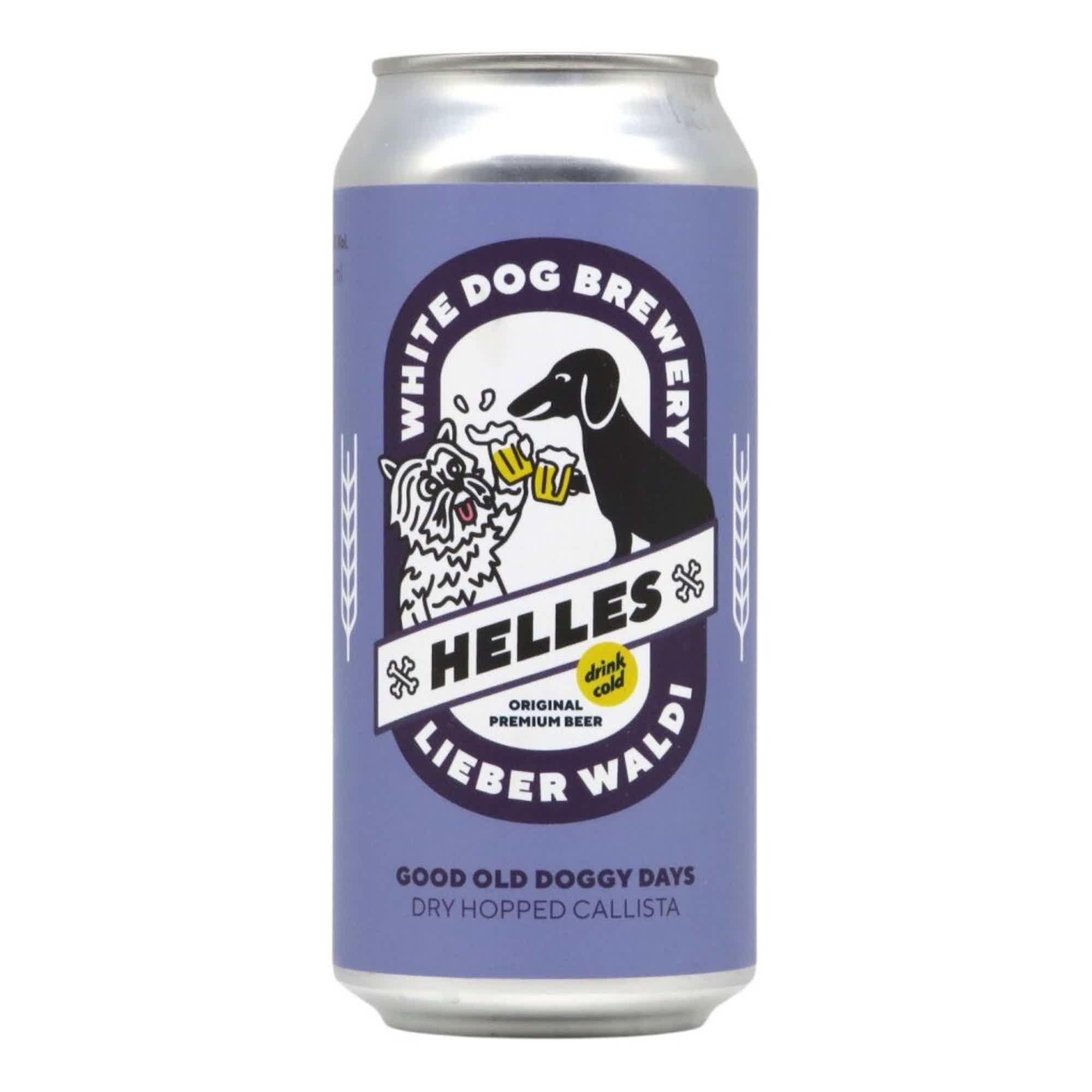 Lieber Waldi x White Dog Good Old Doggy Days Hoppy Helles 0,44l 0.0% 0.44L, Beer