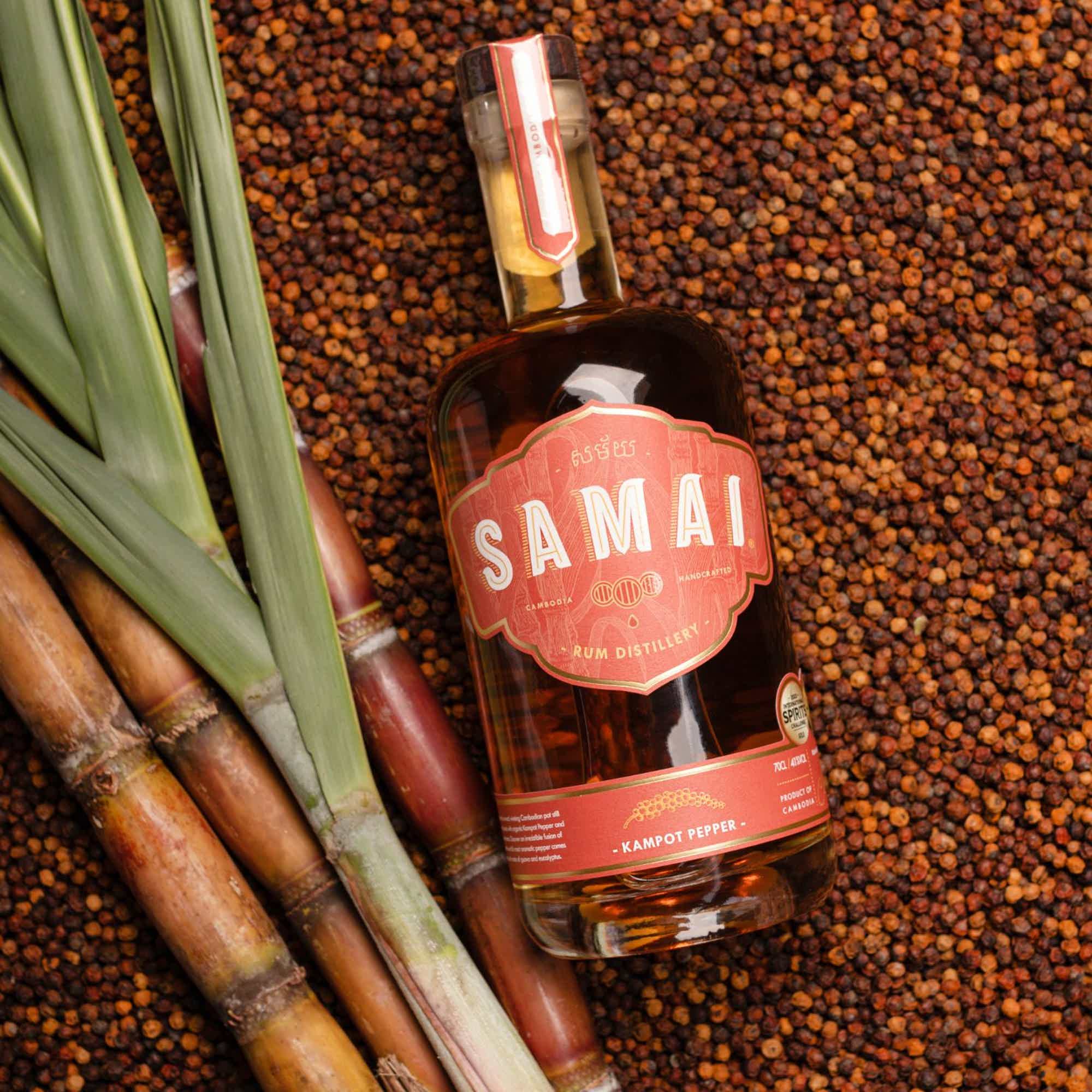Samai Kampot Pepper Rum 0,7l. 41.0% 0.7L, Spirits