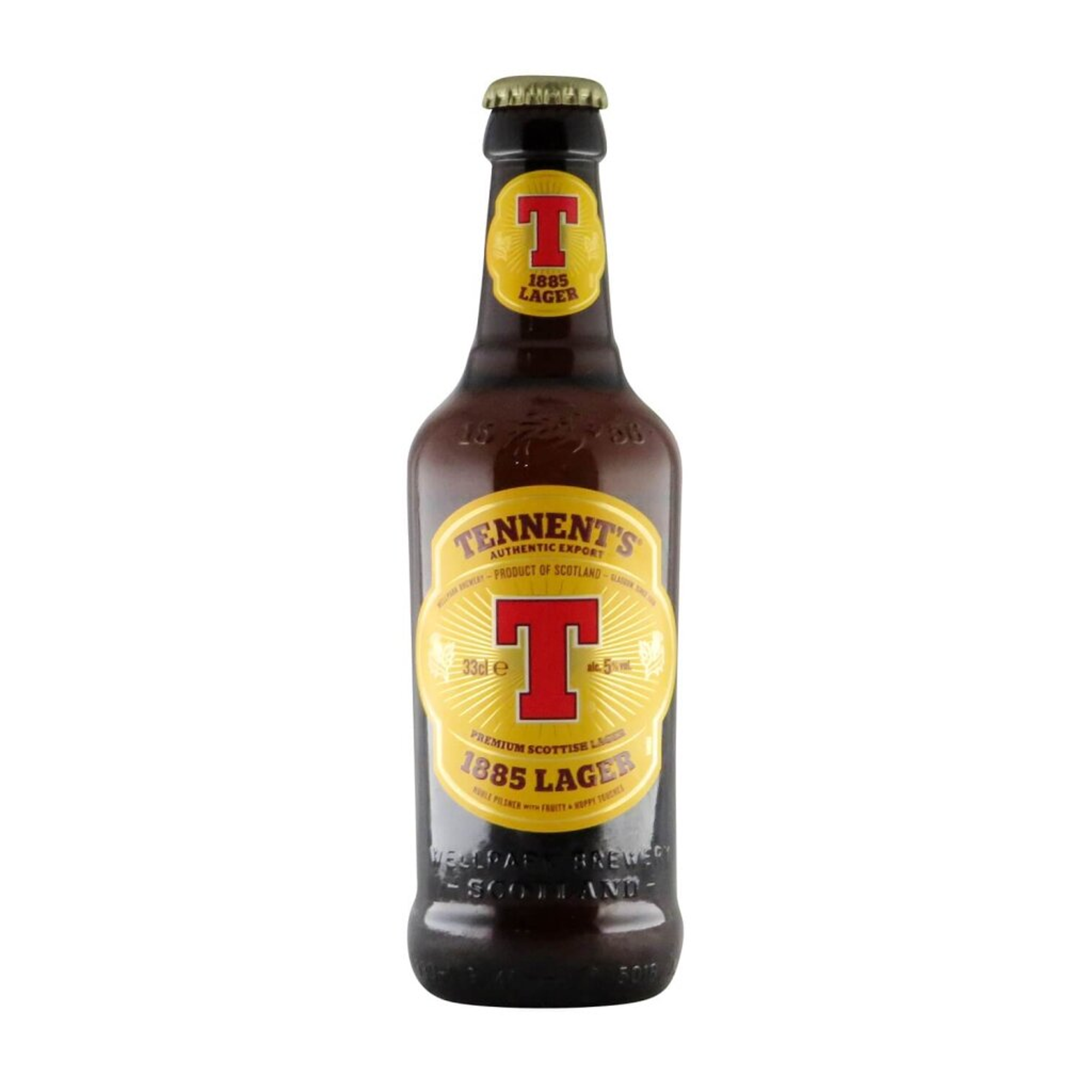 Tennent's 1885 Lager 0,33l 5.0% 0.33L, Beer