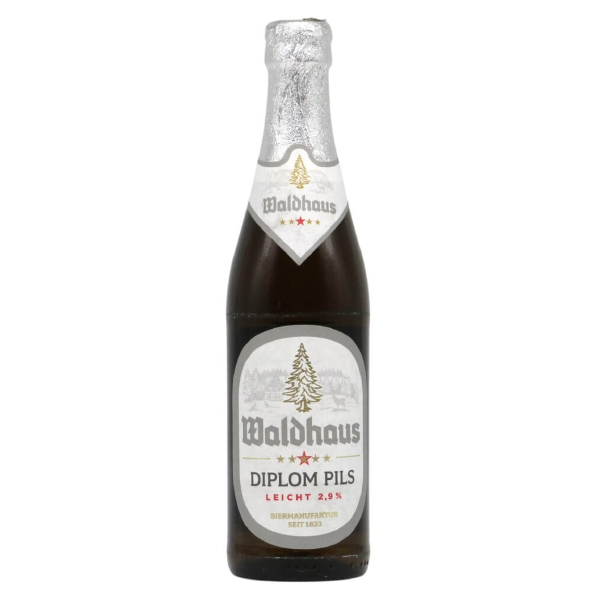 Waldhaus Diplompils Leicht 0,33l 2.9% 0.33L, Beer