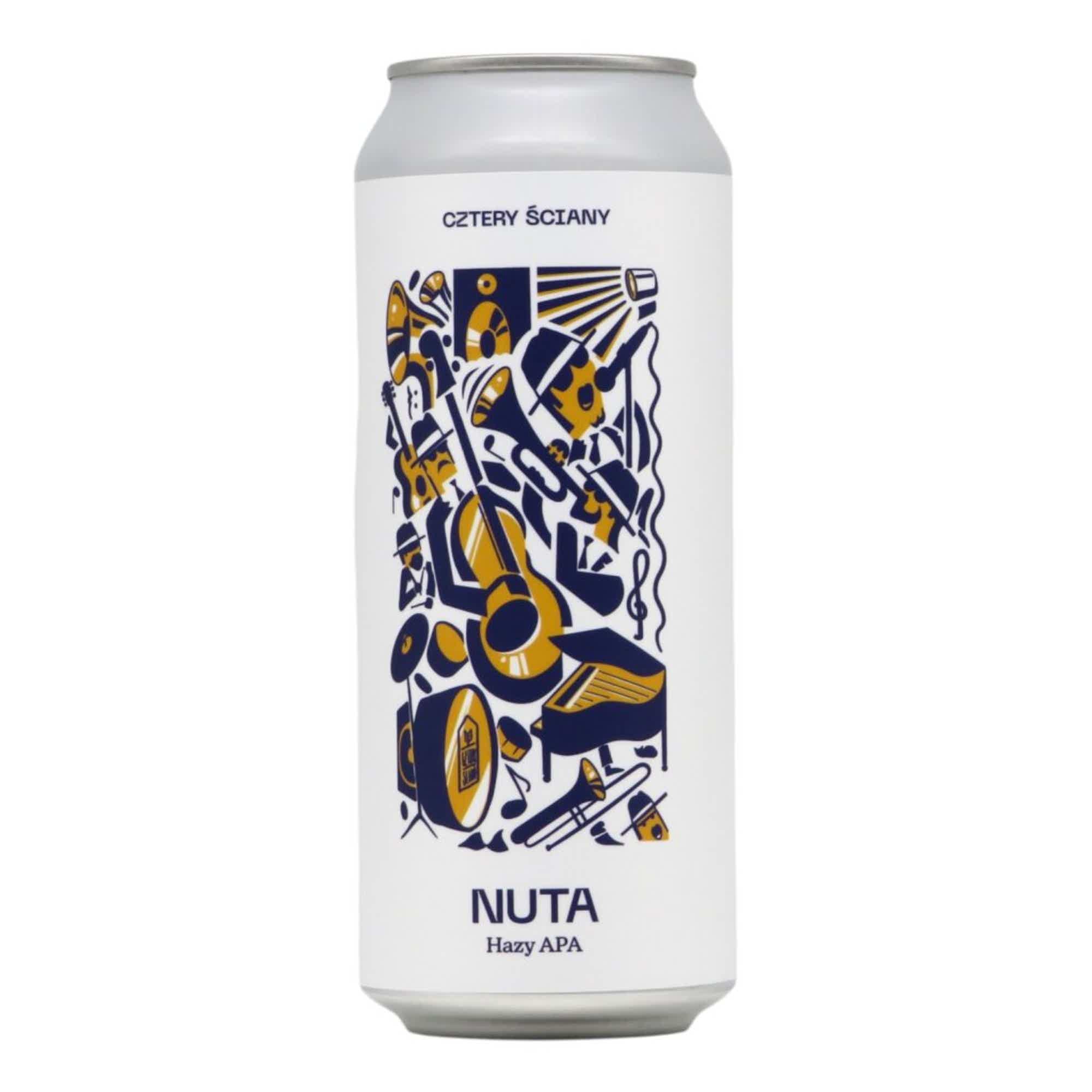 Four Walls NUTA Hazy APA 0,5l 5.2% 0.5L, Beer