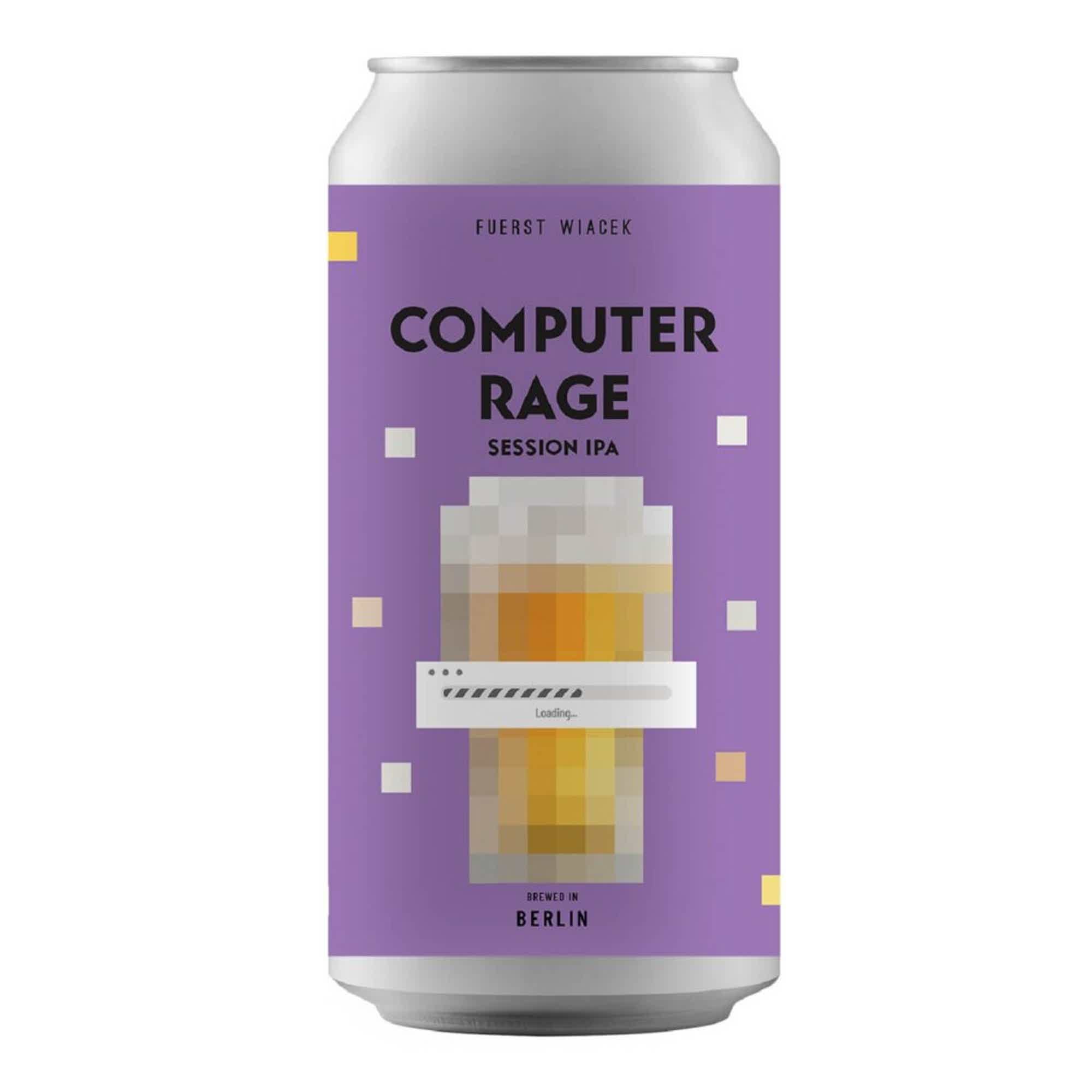 Fuerst Wiacek Computer Rage Session IPA (NEW BATCH 26) 0,44l 4.8% 0.44L, Beer