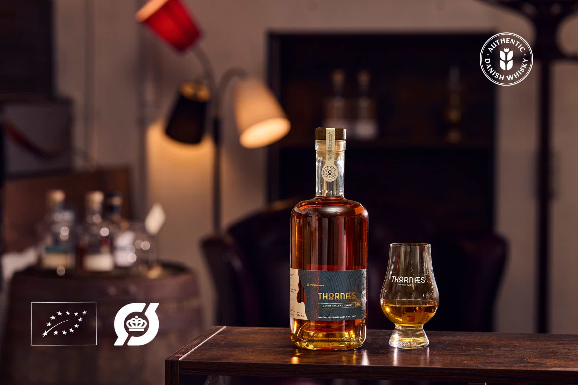 Thornæs Danish Whisky: Chestnut - Double Cask 49.4% 0.7L, Spirits