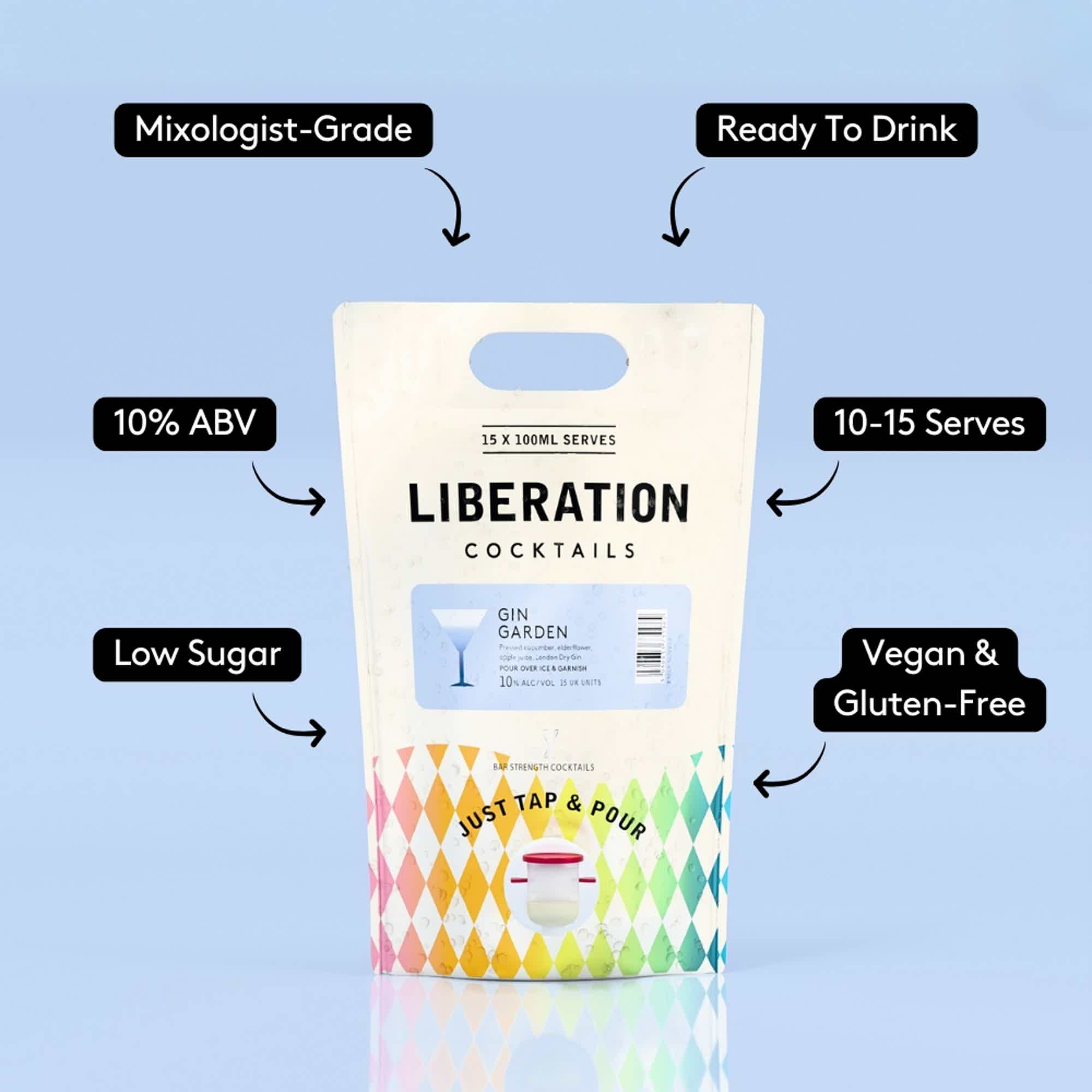 Gin Garden 1.5L Pouch 10.0% 1.5L, Spirits