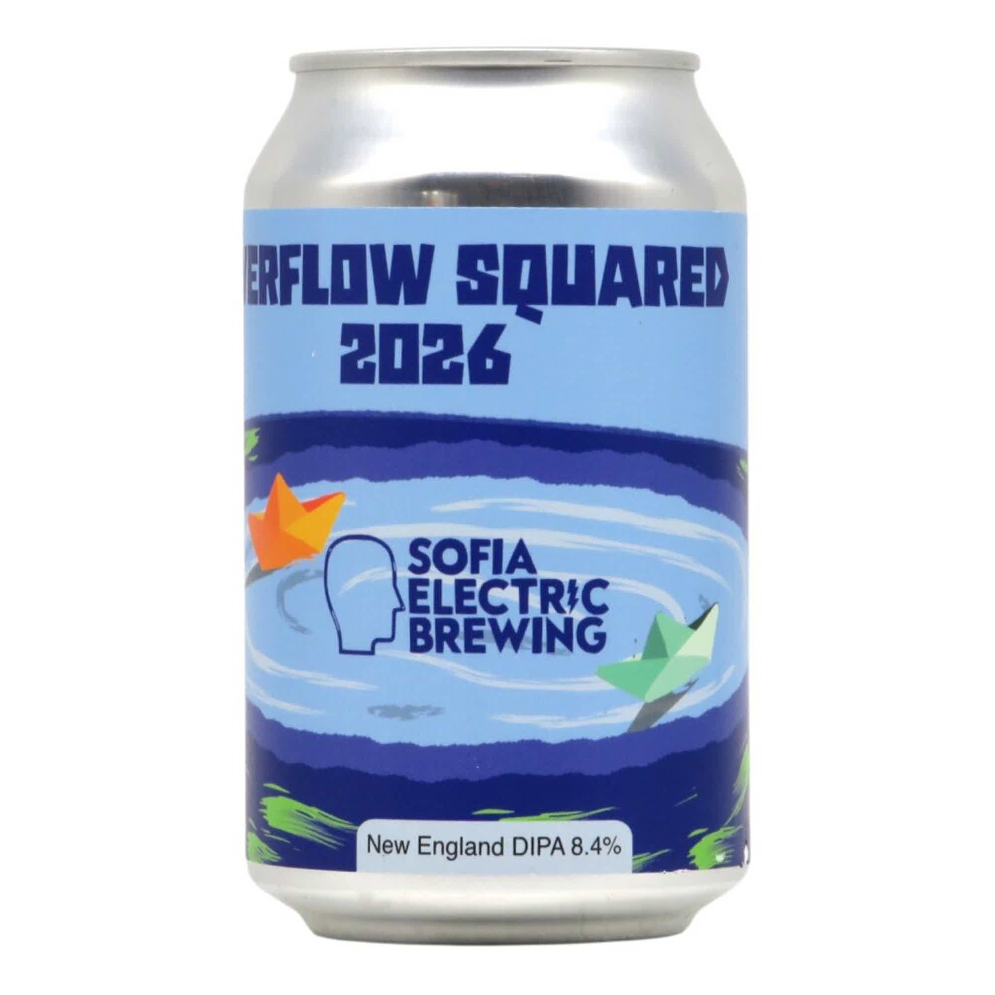 Sofia Electric Overflow Squared (2026) Hazy DIPA 0,33l 8.4% 0.33L, Beer