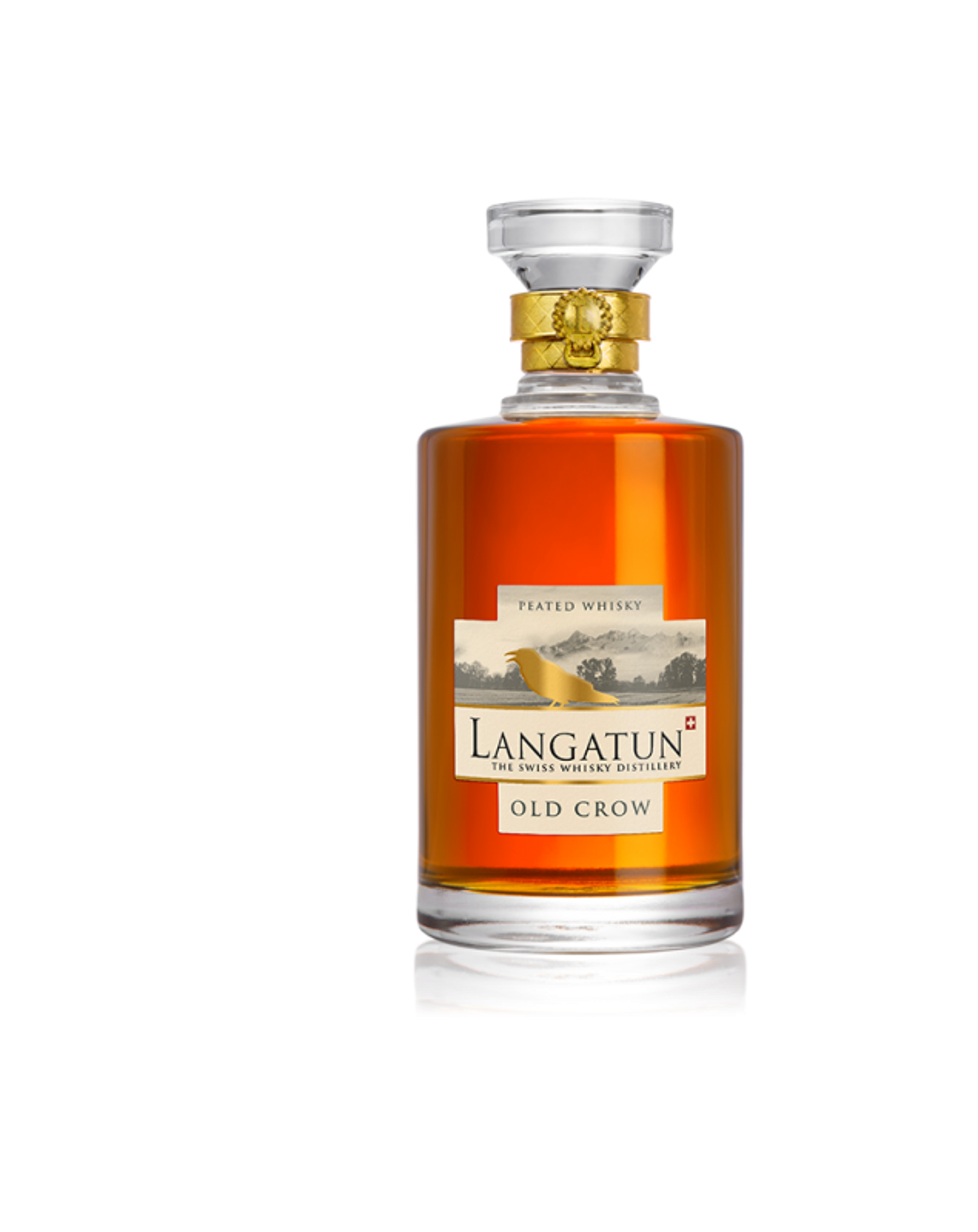 Old Crow Peated Single Malt Whisky 46.0% 0.5L, Spirits