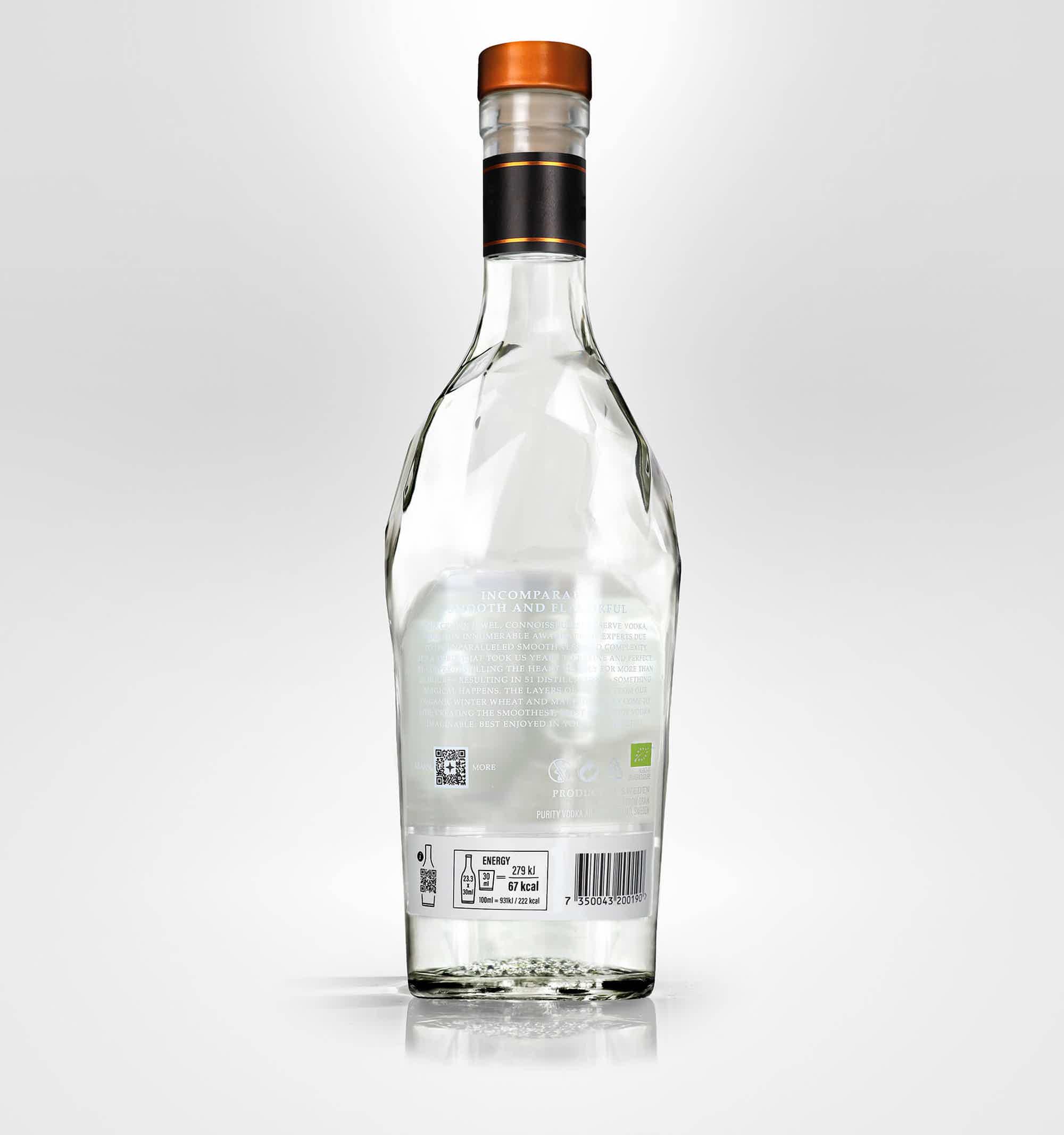 Purity Connoisseur 51 Reserve Organic Vodka 700 ml NL 40.0% 0.7L, Spirits
