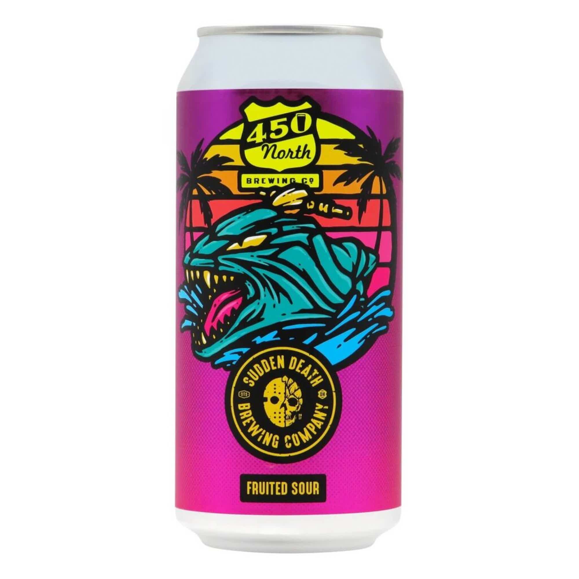 Sudden Death x 450 North Brewing We Only Come Out At Night Fruited Sour 0,44l 6.5% 0.44L, Beer