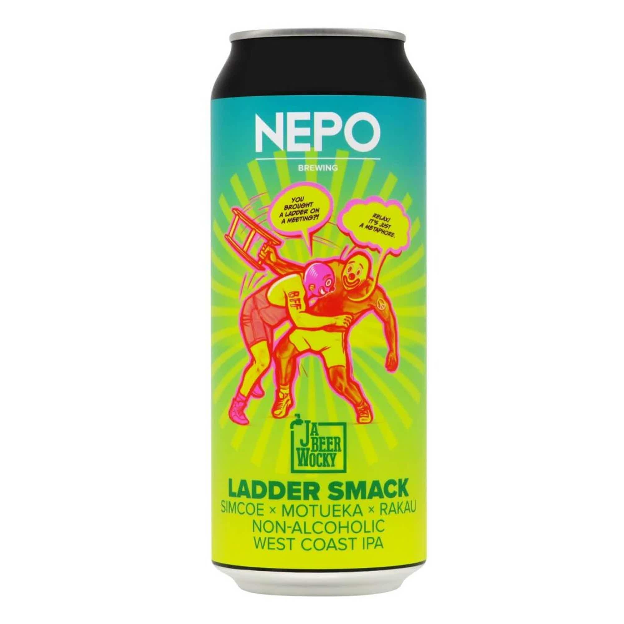 Nepomucen Ladder Smack Non-Alcoholic West Coast IPA 0,5l 0.5% 0.5L, Beer