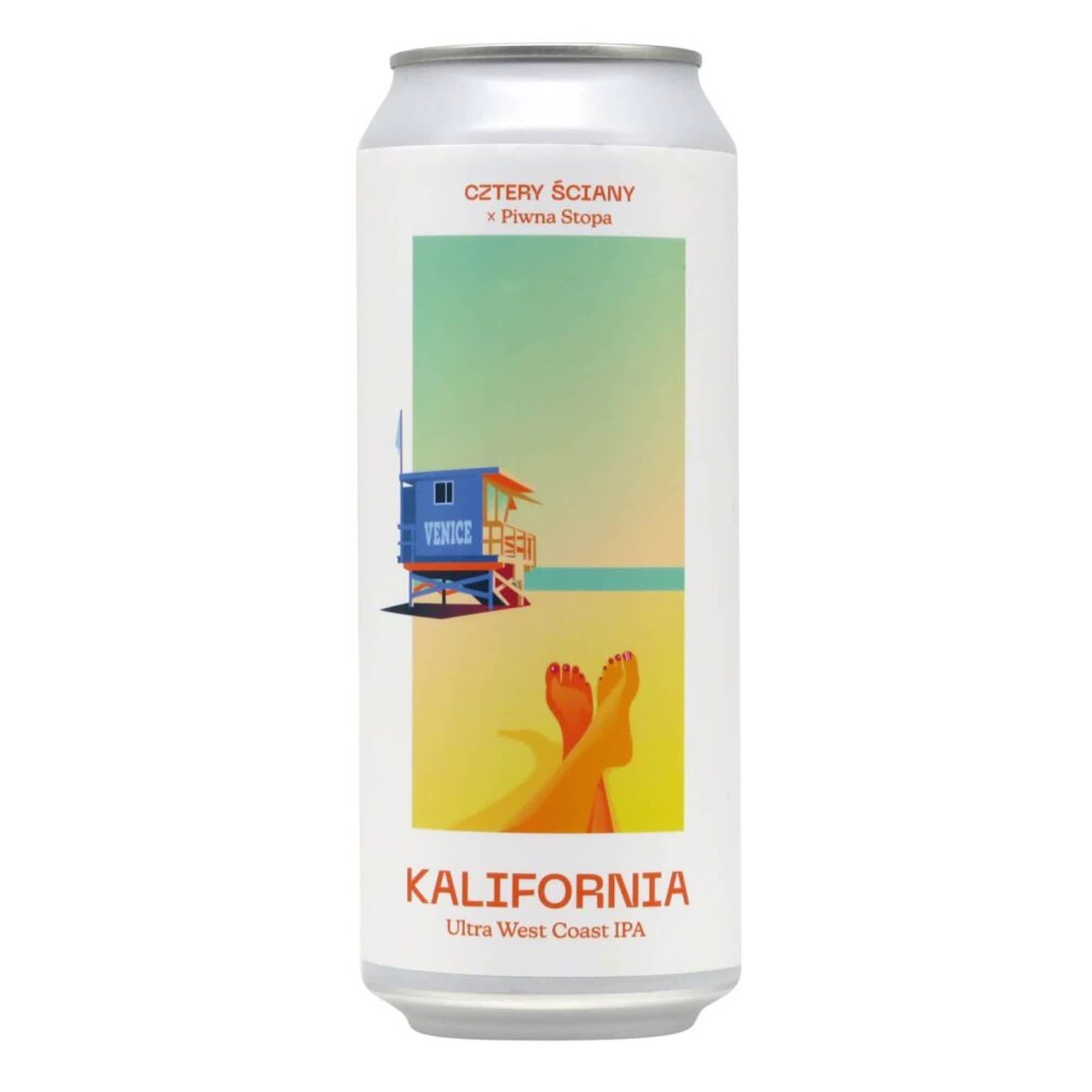 Four Walls KALIFORNIA Ultra West Coast IPA 0,5l 7.7% 0.5L, Beer