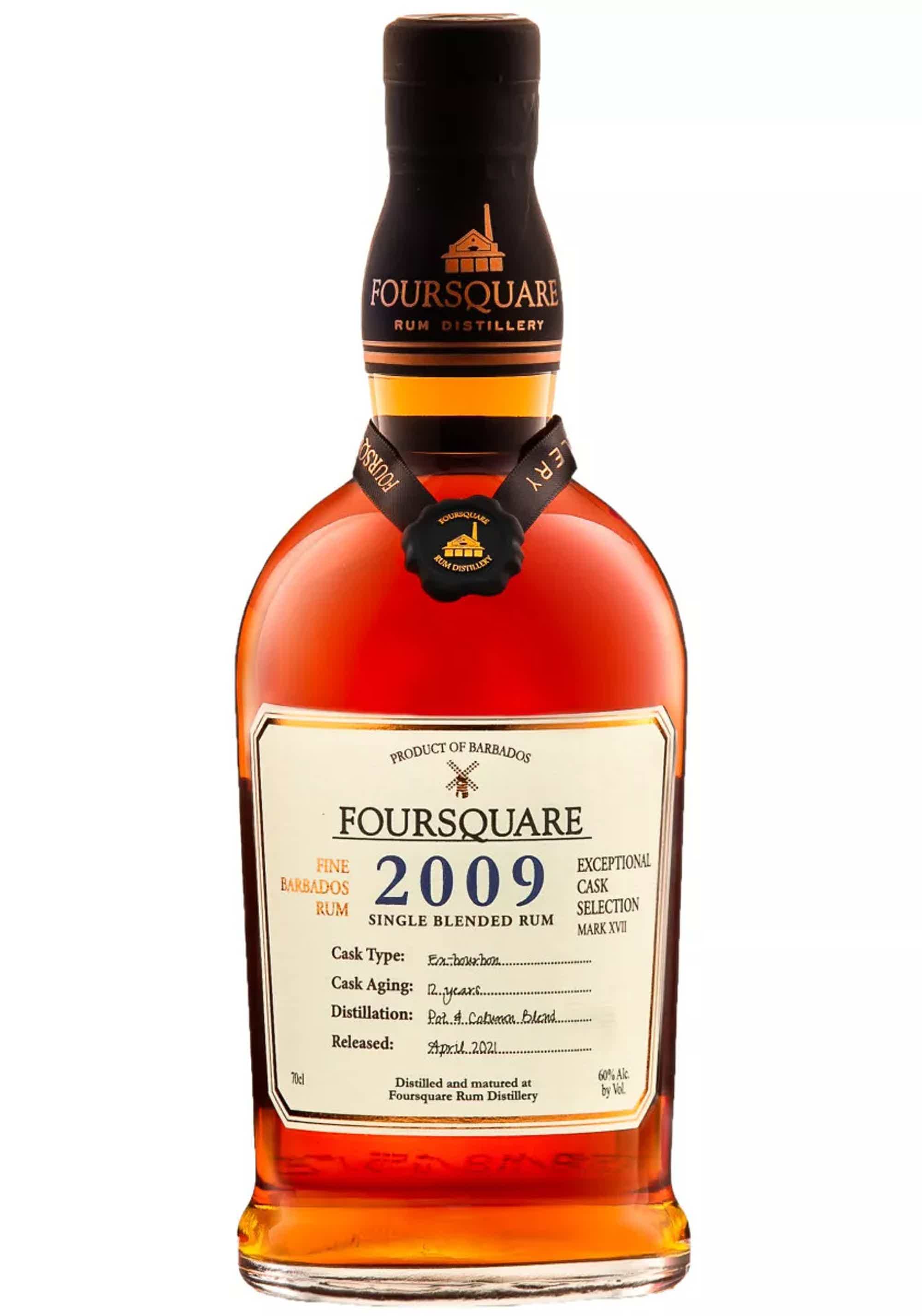 Foursquare ECS Vintage 2009 60.0% 0.7L, Spirits