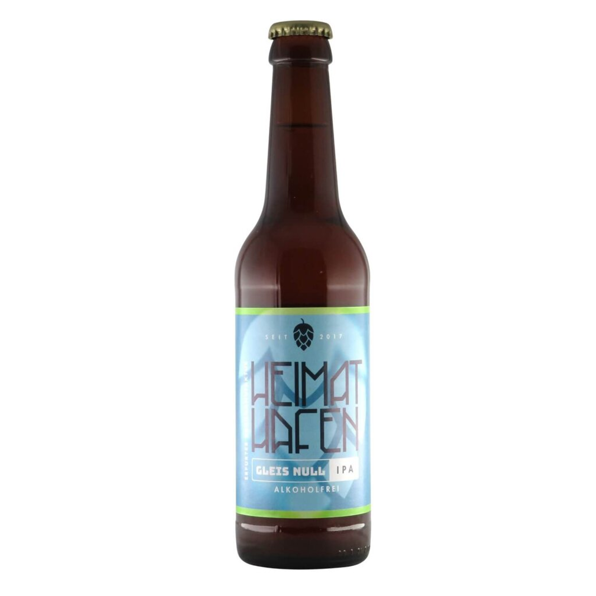 Heimathafen Gleis Null IPA Alkoholfrei 0,33l 0.5% 0.33L, Beer