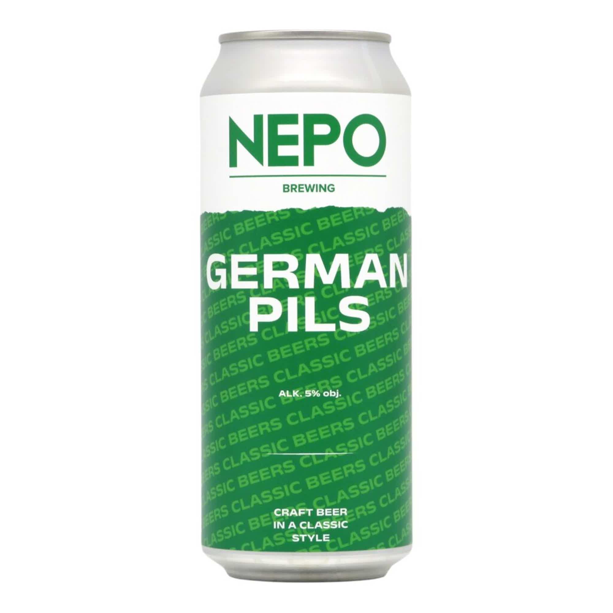 Nepomucen German Pils 0,5l 5.0% 0.5L, Beer