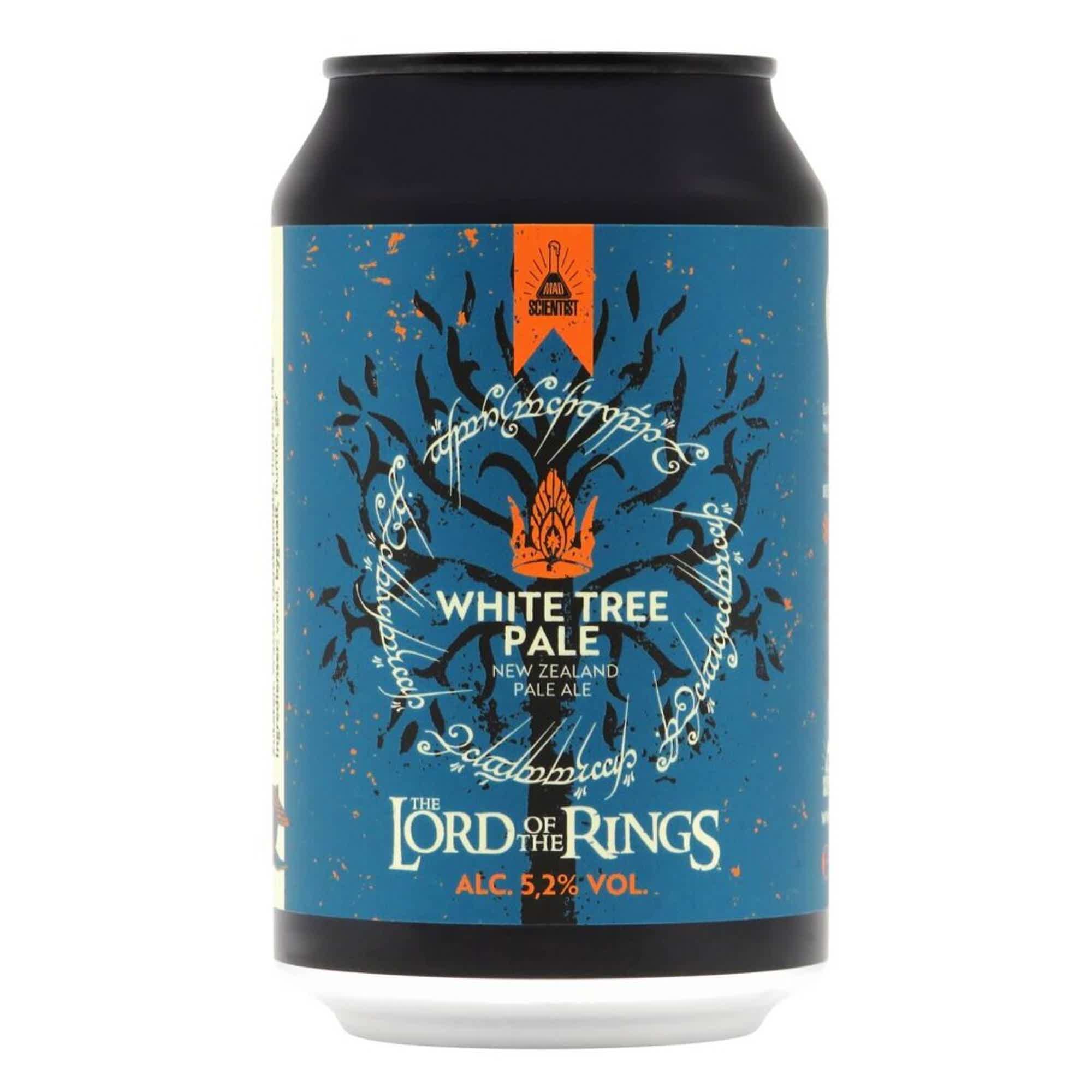 Mad Scientist/Warner Bros. LOTR White Tree Pale New Zealand Pale Ale 0,33l 5.2% 0.33L, Beer