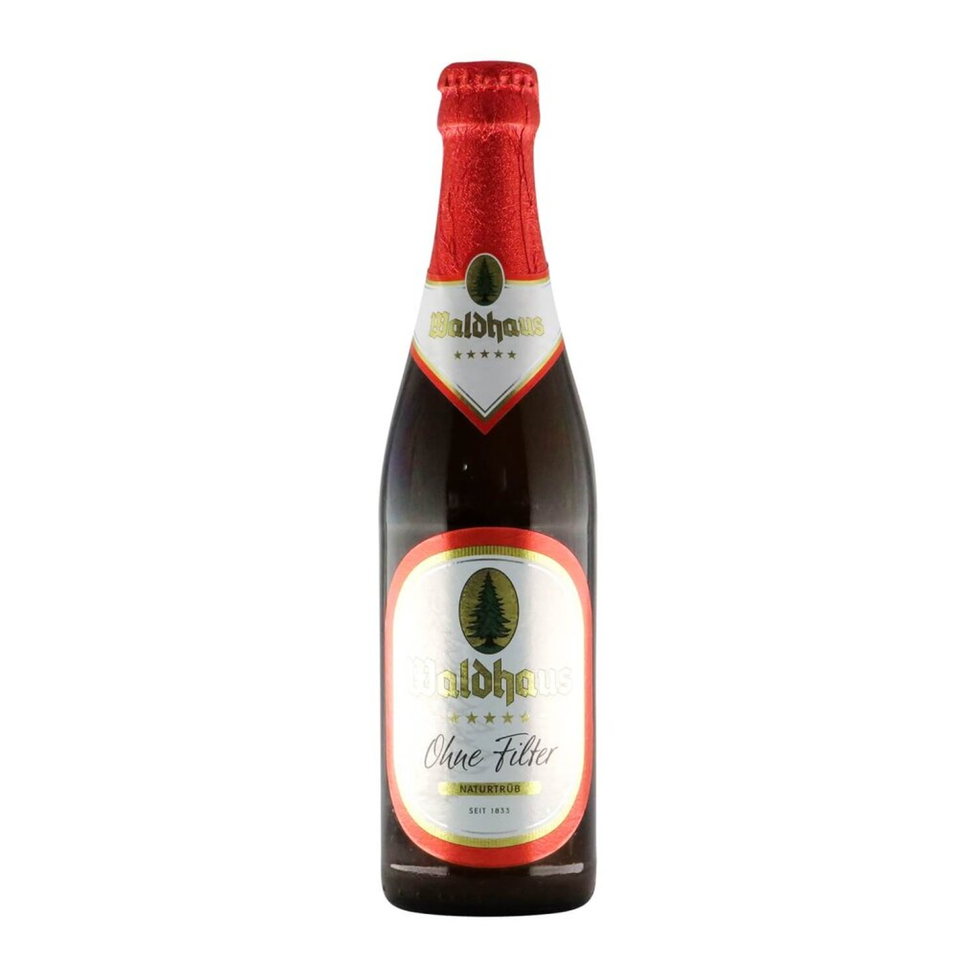 Waldhaus Ohne Filter Naturtrüb 0,33l 5.6% 0.33L, Beer