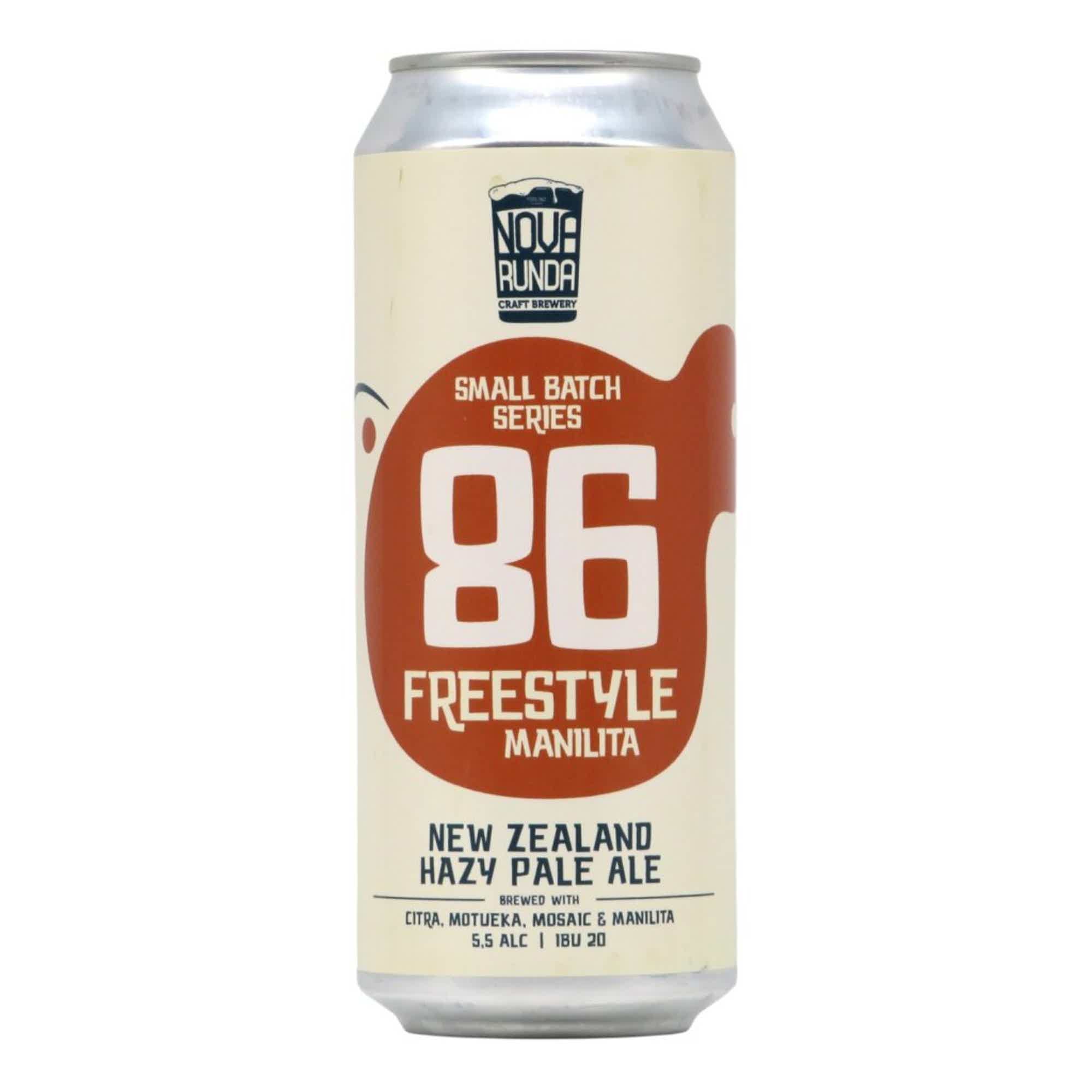 Nova Runda Small Batch 86 - Freestyle Manilita NZ Pale Ale 0,5l 5.5% 0.5L, Beer