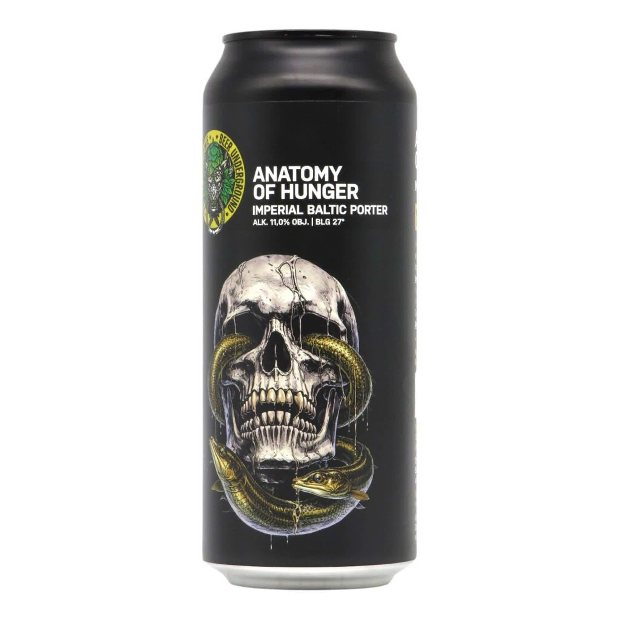 Beer Underground Anatomy Of Hunger Imperial Baltic Porter 0,5l 11.0% 0.5L, Beer