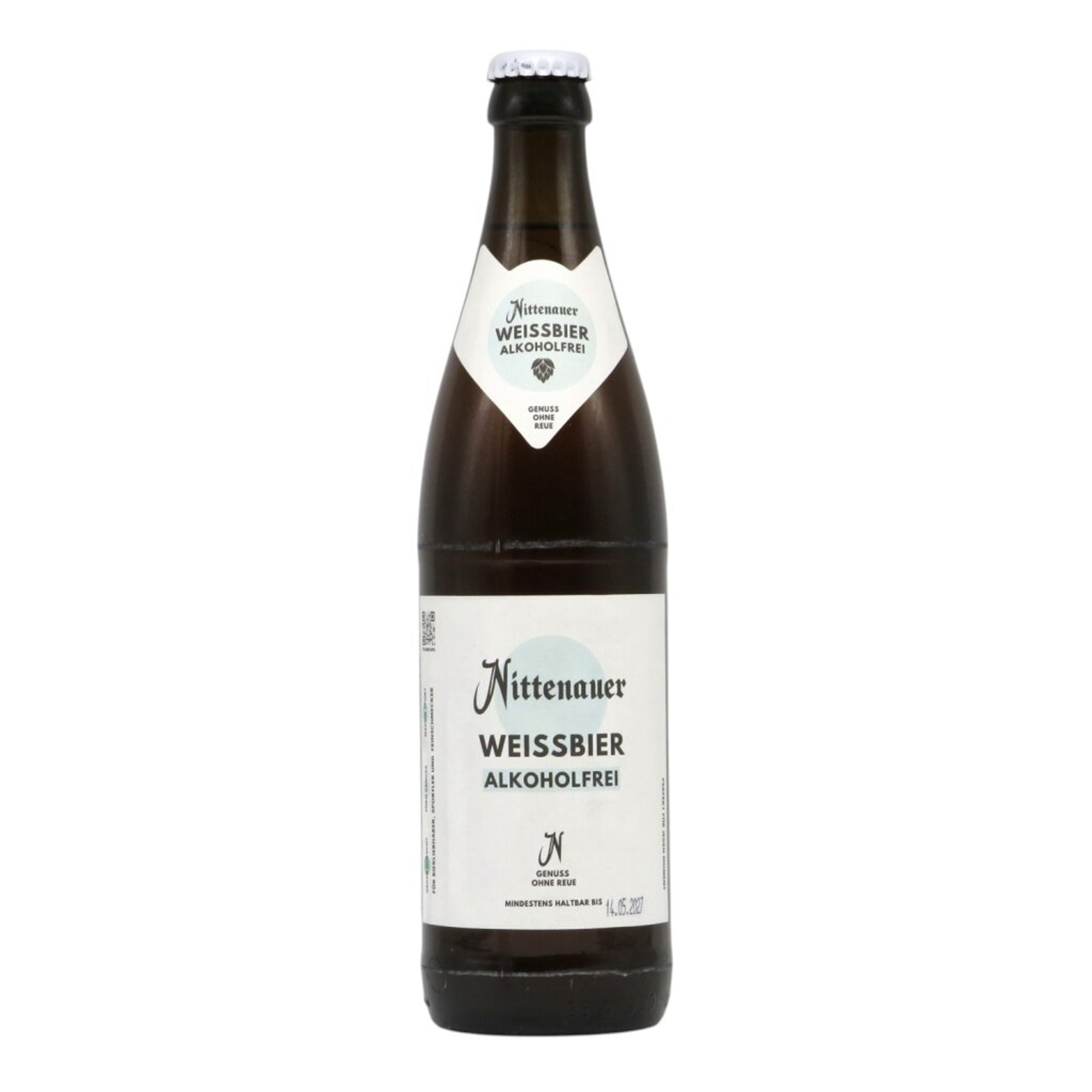 Nittenauer Weissbier Alkoholfrei 0,5l 0.3% 0.5L, Beer