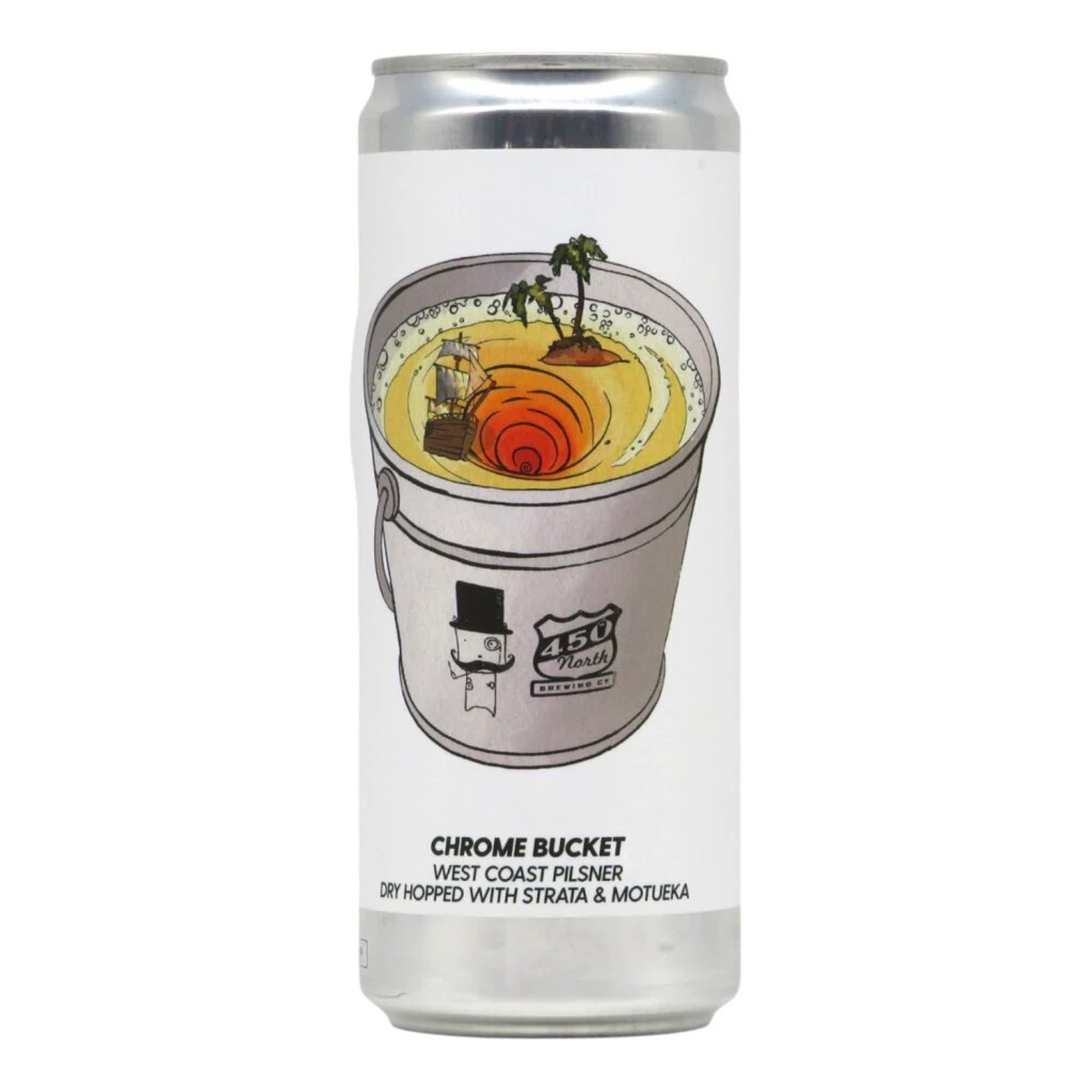 Brewski/450 North Brewing Chrome Bucket DH West Coast Pilsner 0,33l 5.6% 0.33L, Beer
