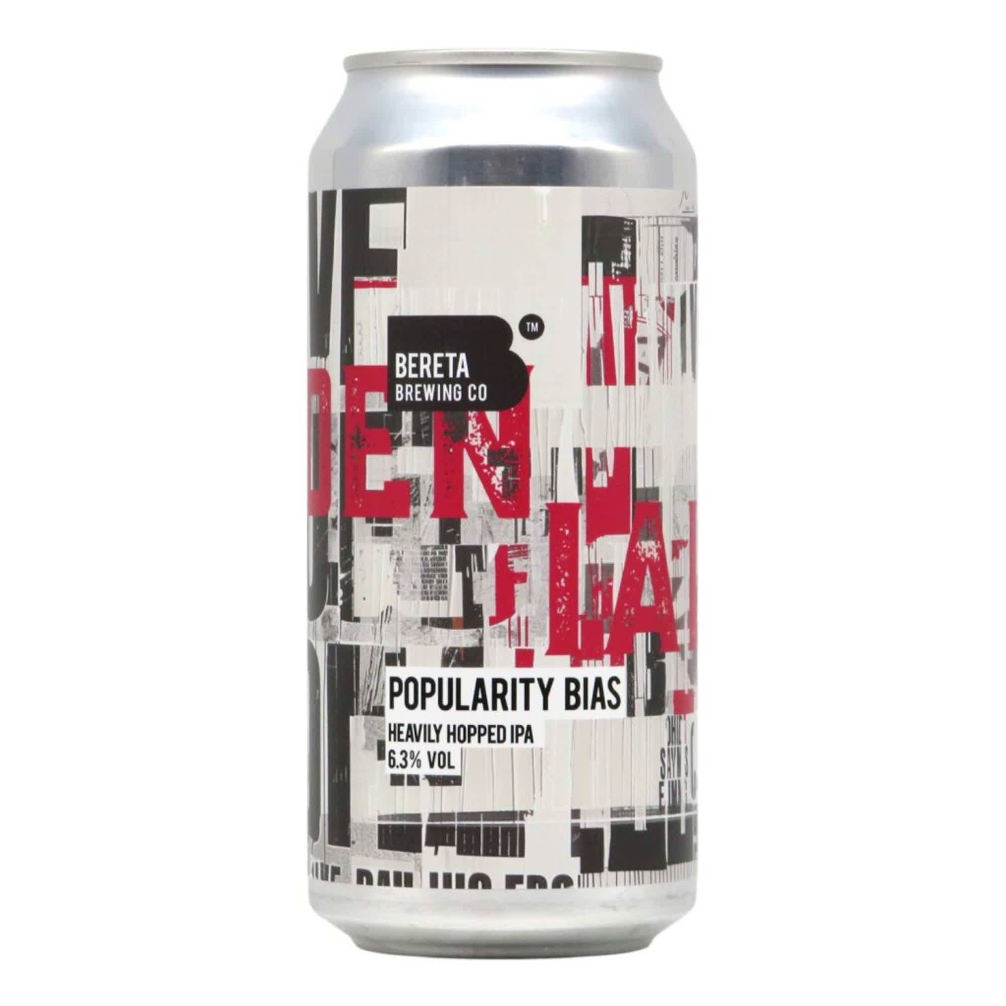 Bereta Popularity Bias Heavily Hopped IPA 0,44l 6.3% 0.44L, Beer