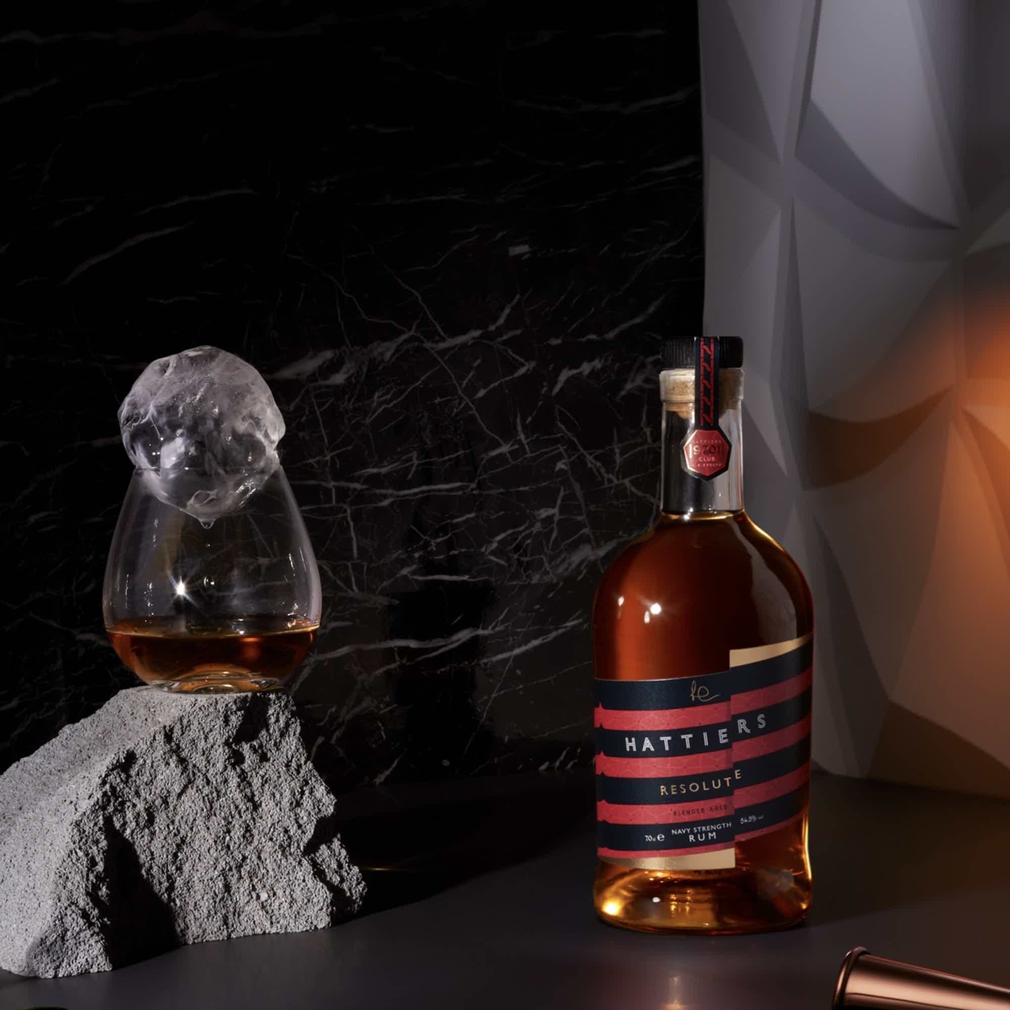 Hattiers - Resolute Navy Strength Rum 54.5% 0.7L, Spirits