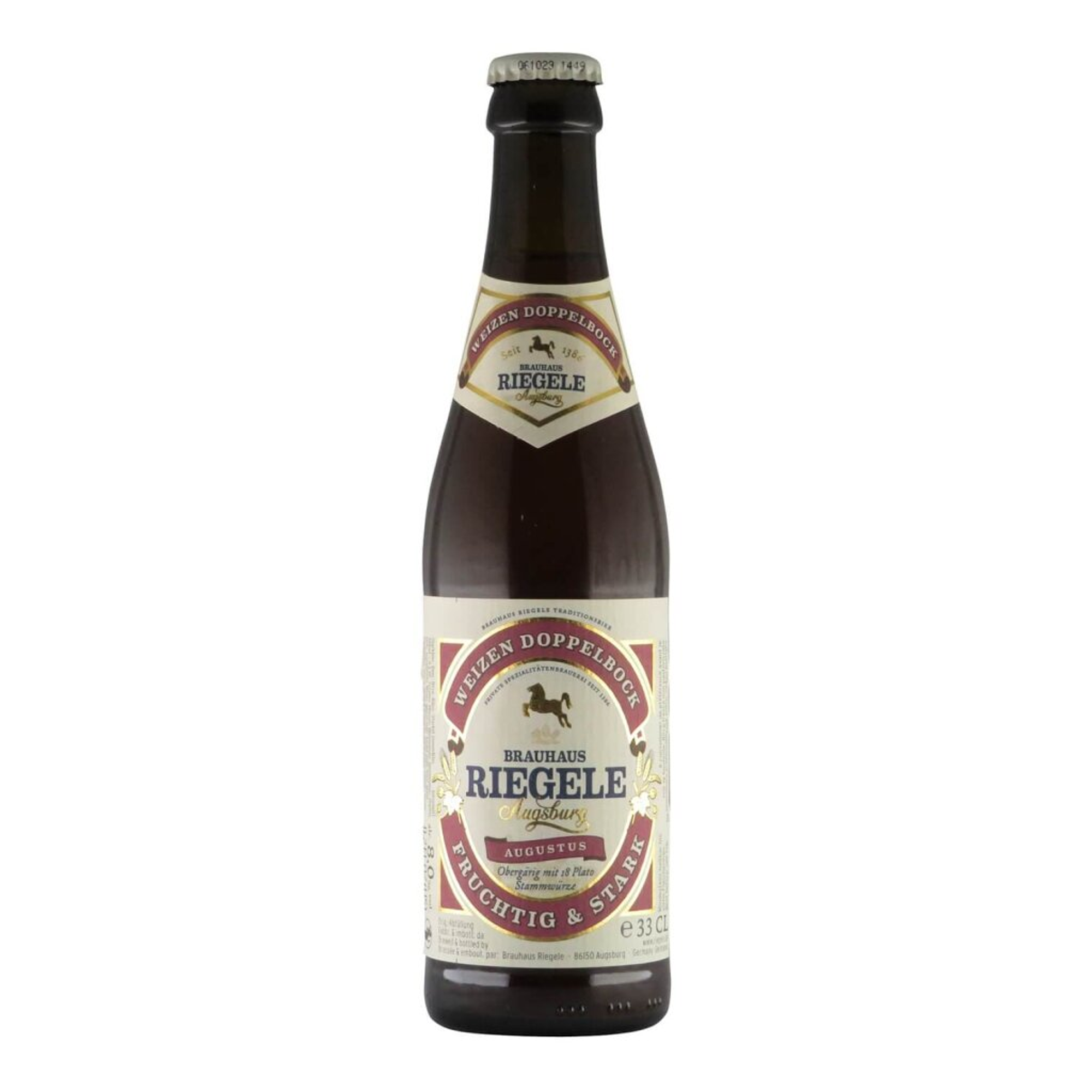 Riegele Weizen Doppelbock 0,33l 8.0% 0.33L, Beer