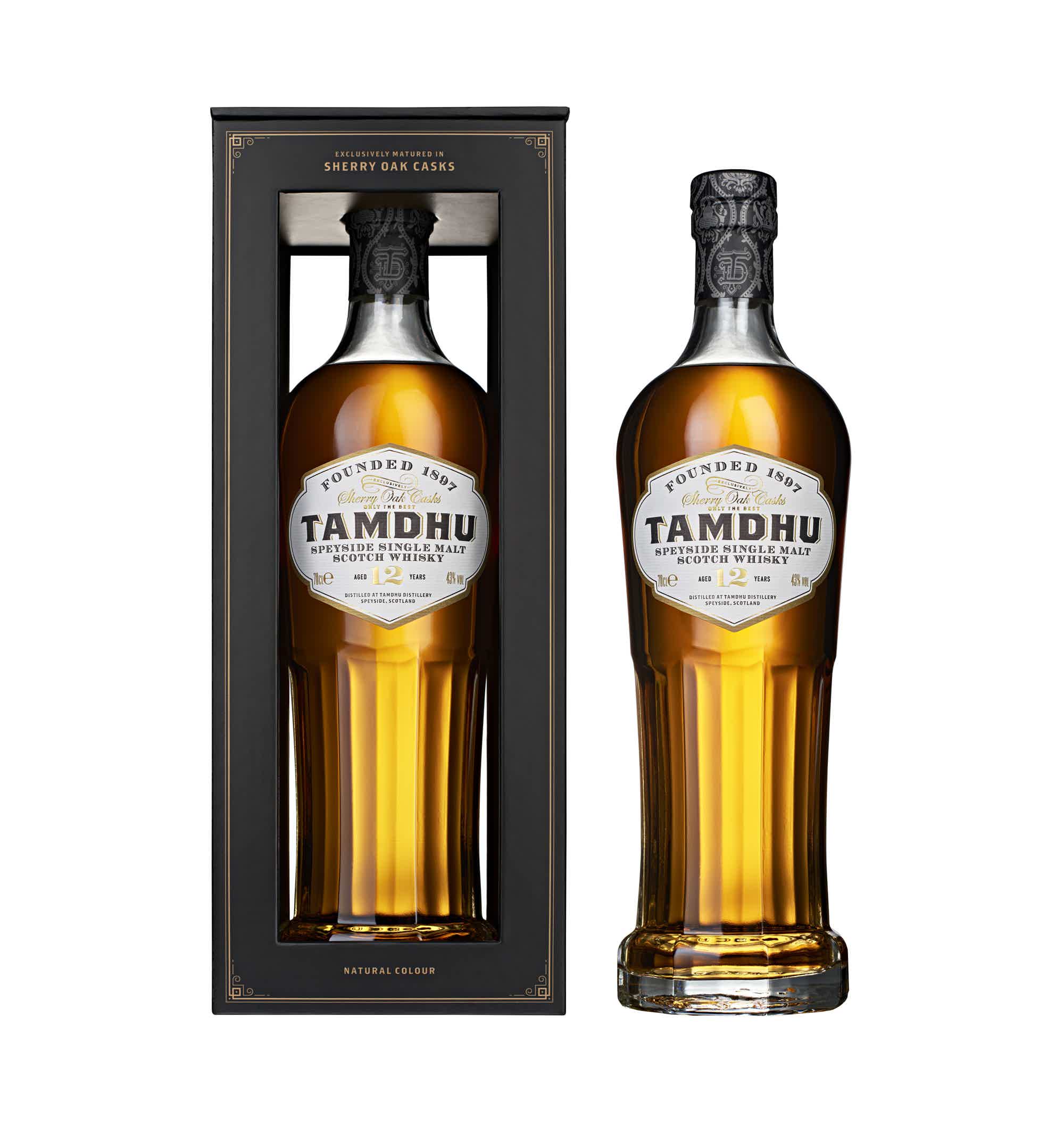 TAMDHU SINGLE MALT - 12YO 43.0% 0.7L, Spirits