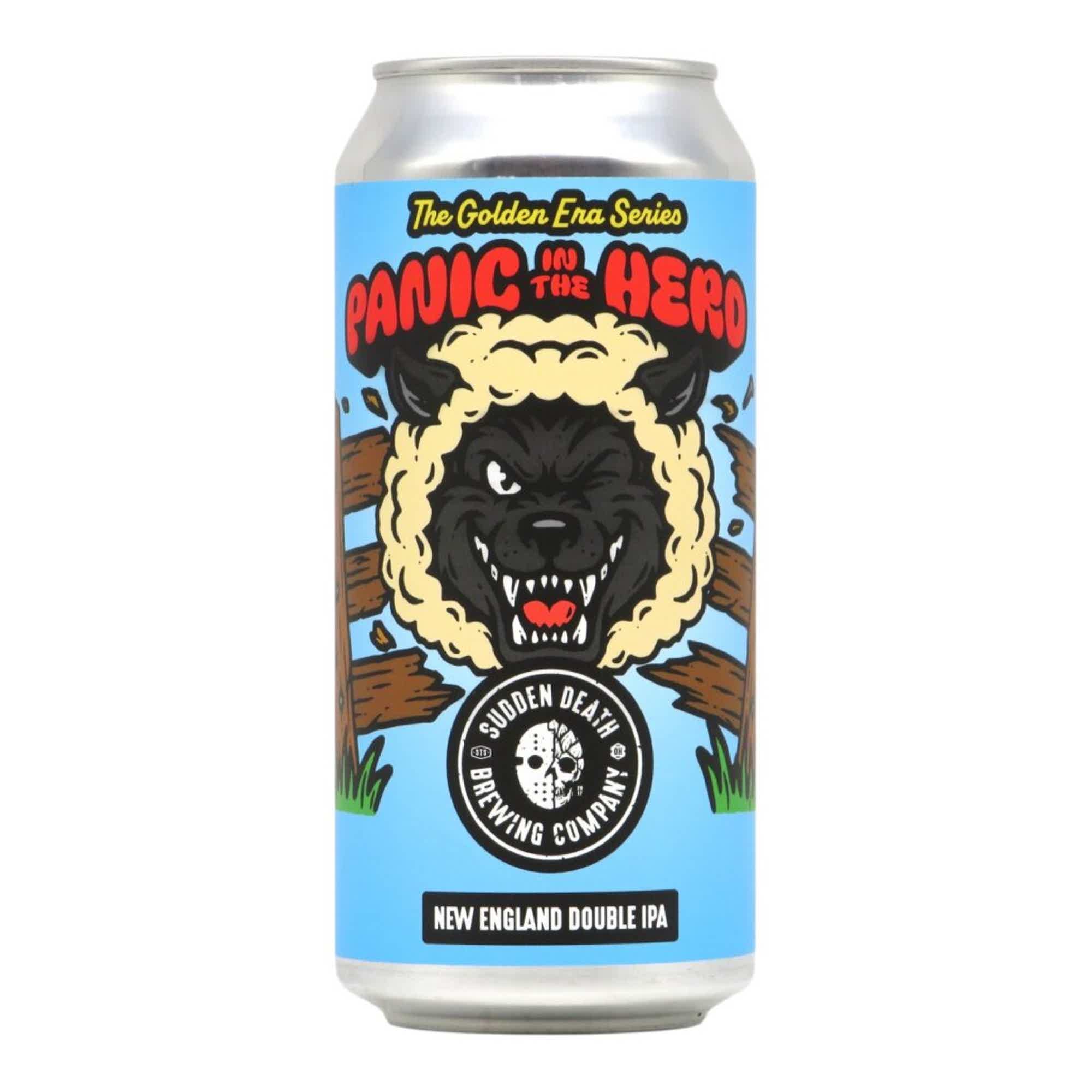 Sudden Death Panic In The Herd - The Golden Era New England DIPA 0,44l 8.0% 0.44L, Beer
