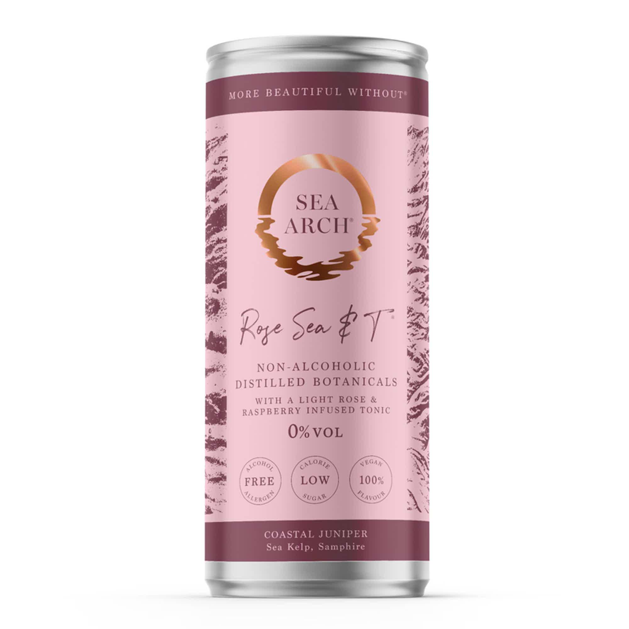Nolo Collective - Sea Arch Rose Sea & T 0.0% 0.25L, Non alcohol