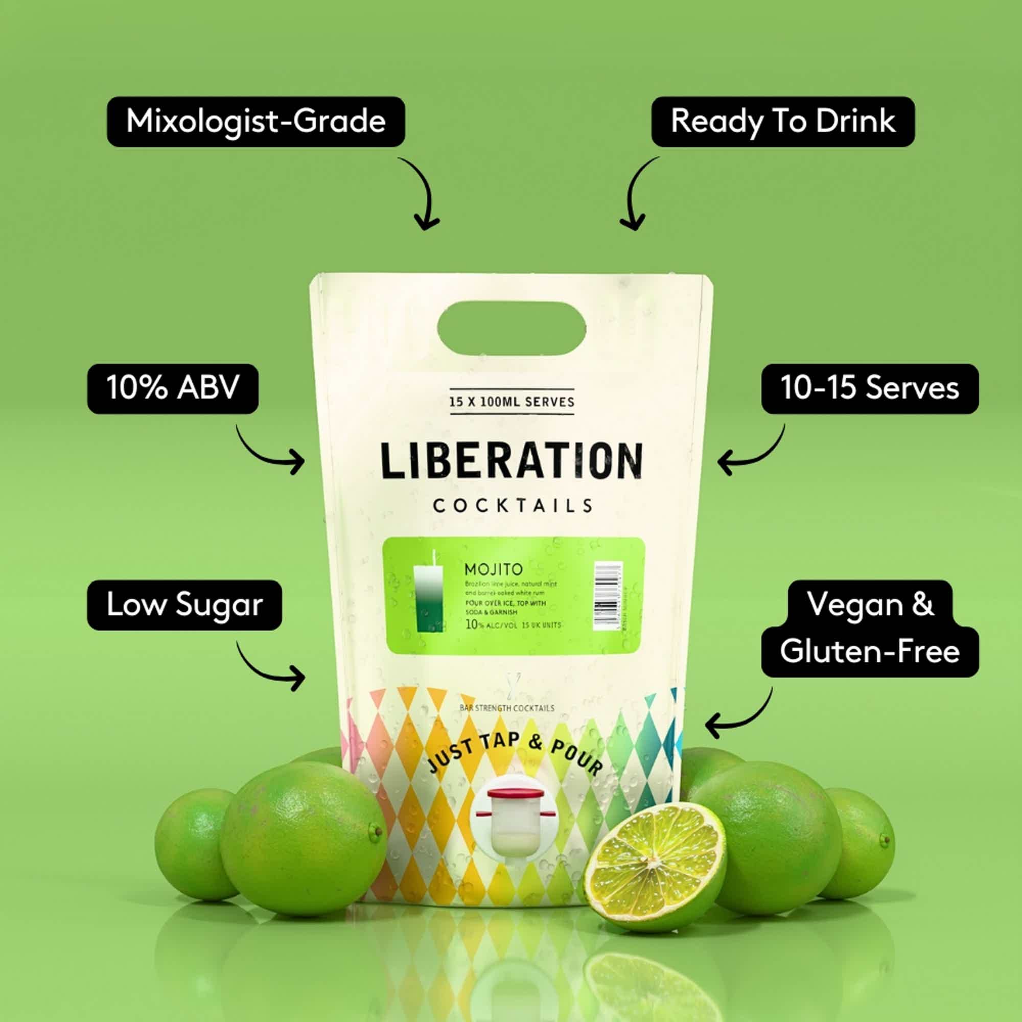 Mojito 1.5L Pouch 10.0% 1.5L, Spirits