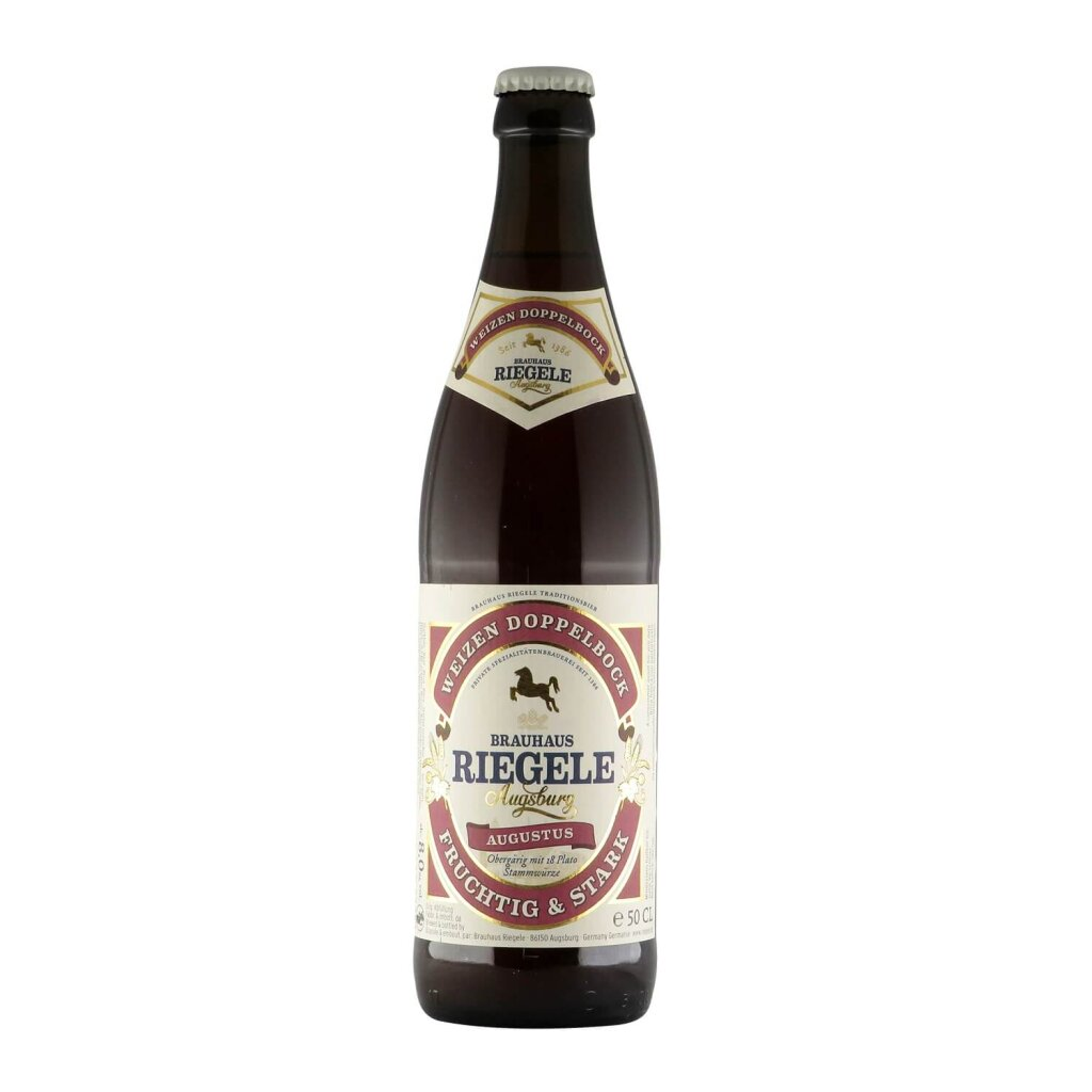 Riegele Weizen Doppelbock 0,5l 8.0% 0.5L, Beer