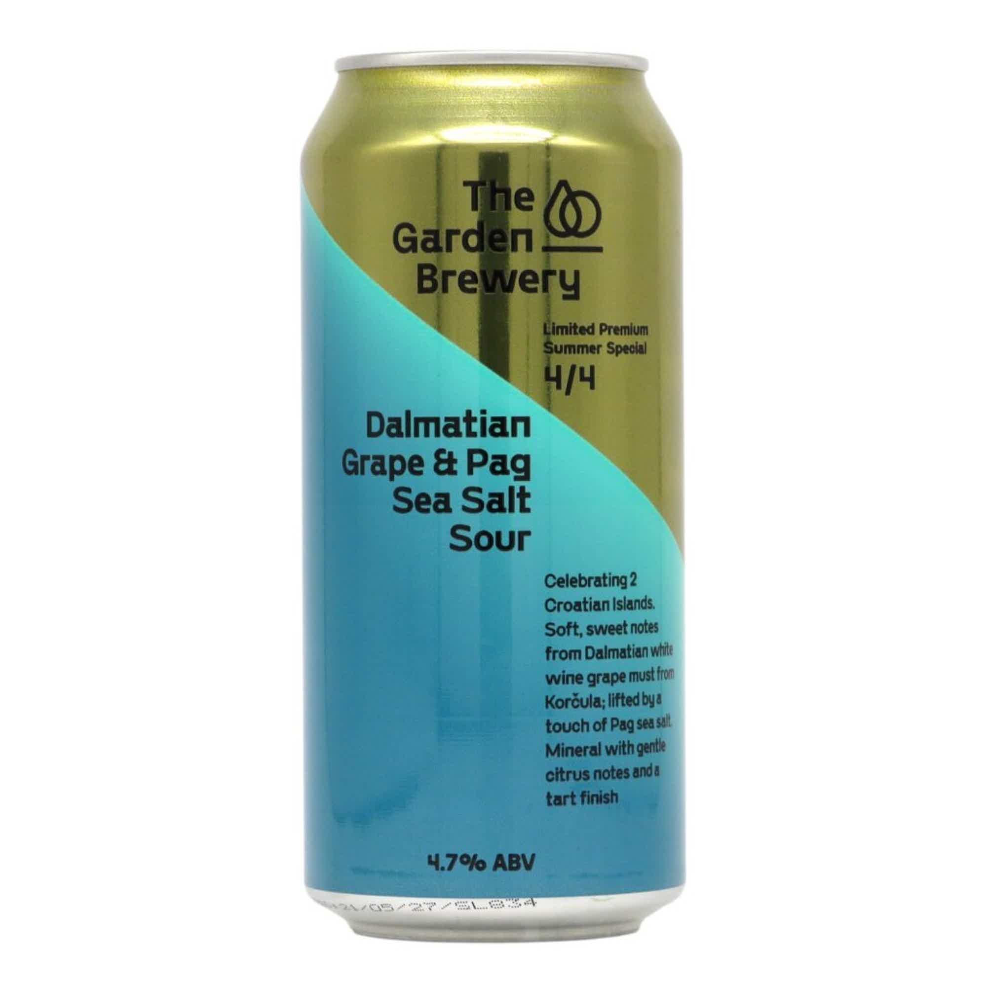 The Garden Brewery Dalmatian Grape & Pag Sea Salt Sour 0,44l 4.7% 0.44L, Beer