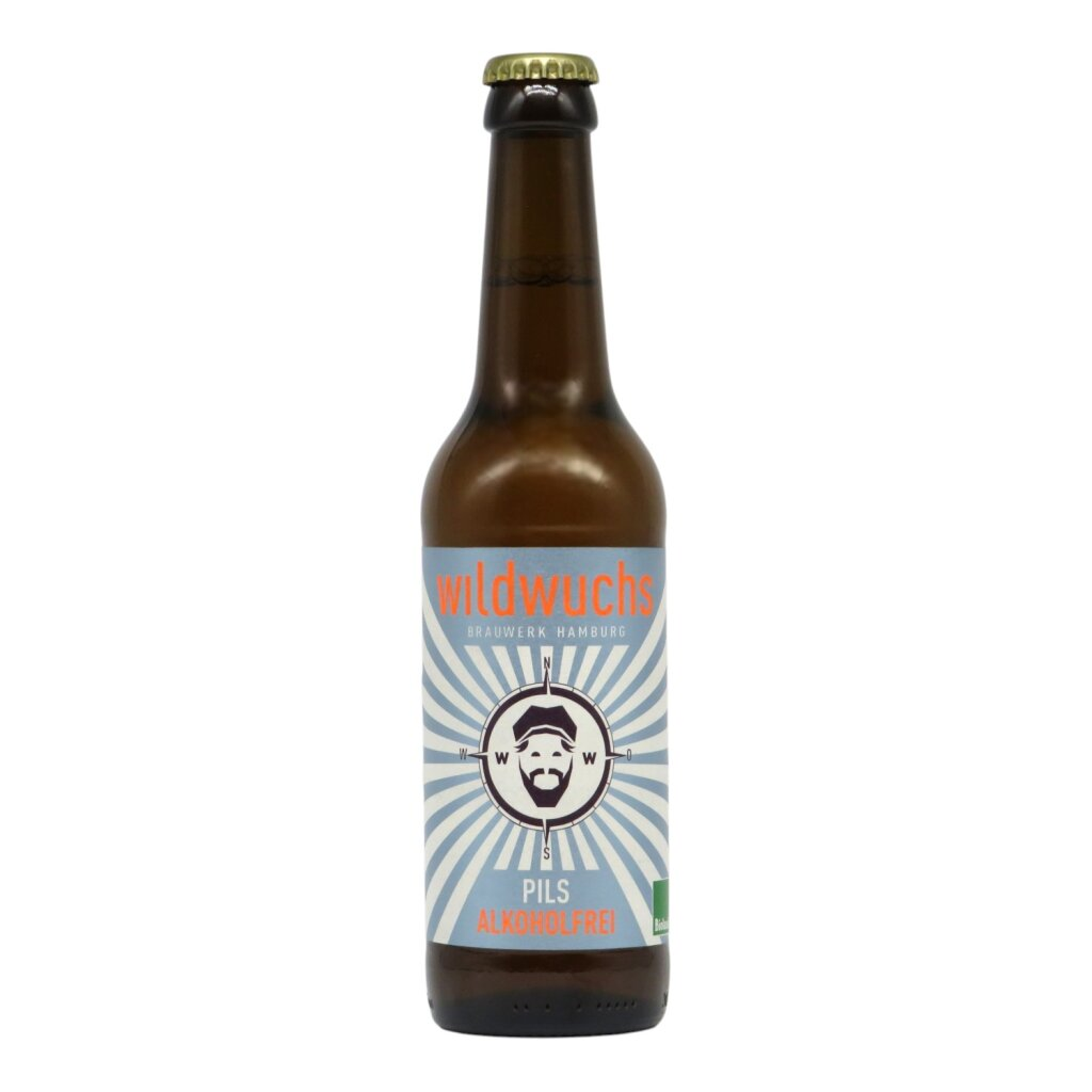 Wildwuchs Pils Alkoholfrei 0,33l 0.5% 0.33L, Beer
