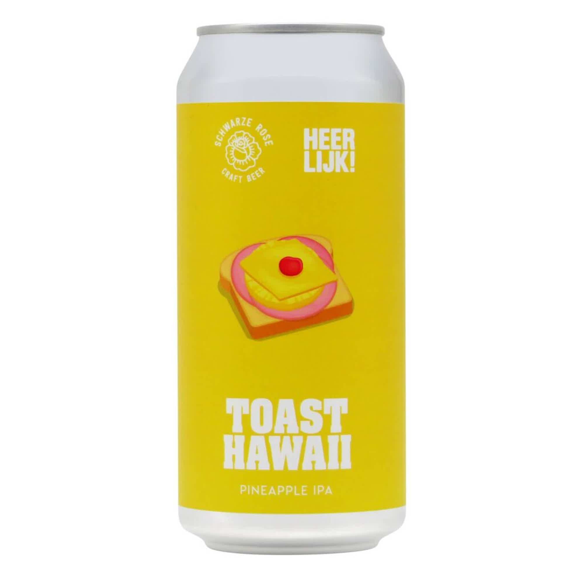 Schwarze Rose x Heerlijk Toast Hawaii Pineapple IPA 0,44l 6.2% 0.44L, Beer