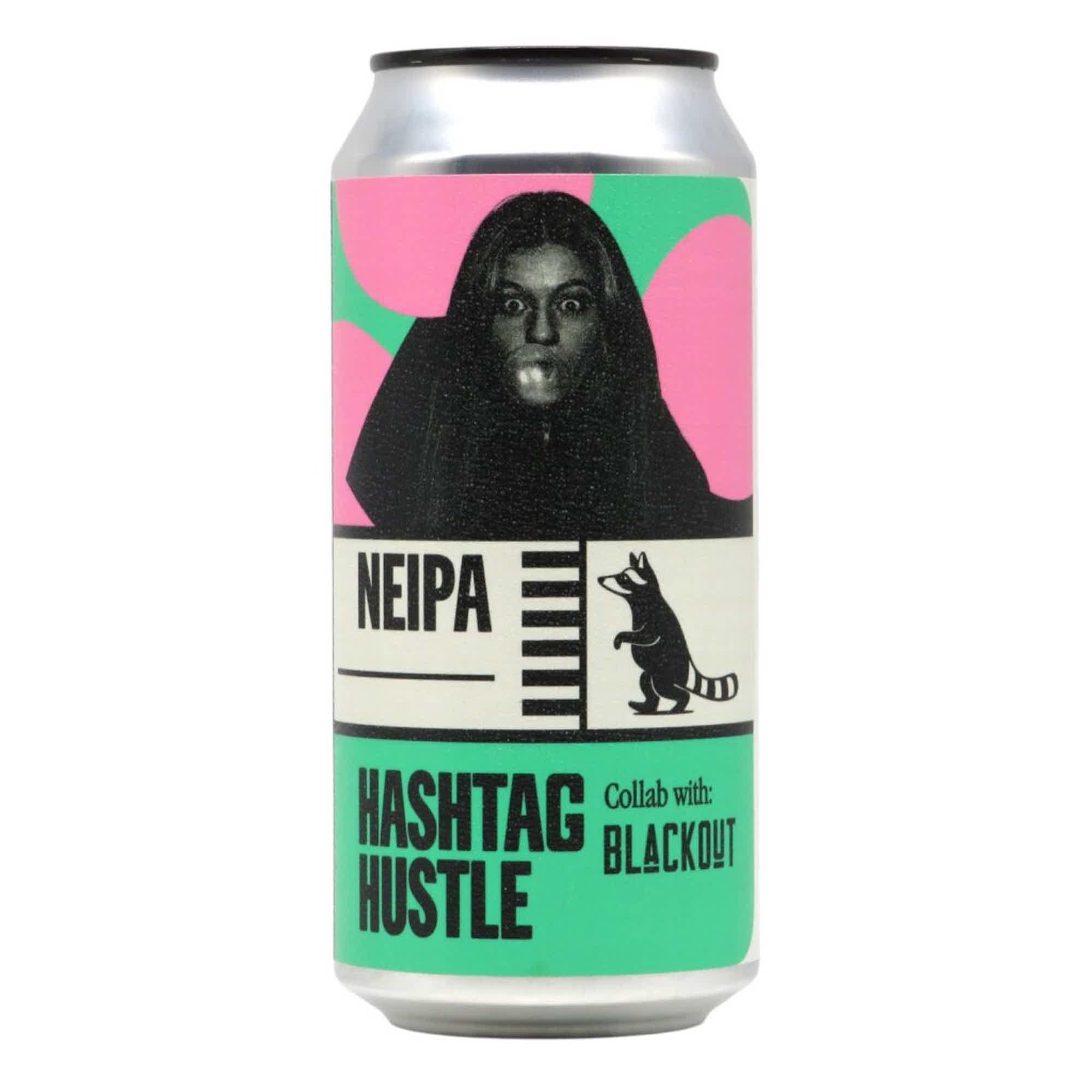 Wild Raccoon/Blackout Hashtag Hustle NEIPA 0,44l 6.5% 0.44L, Beer