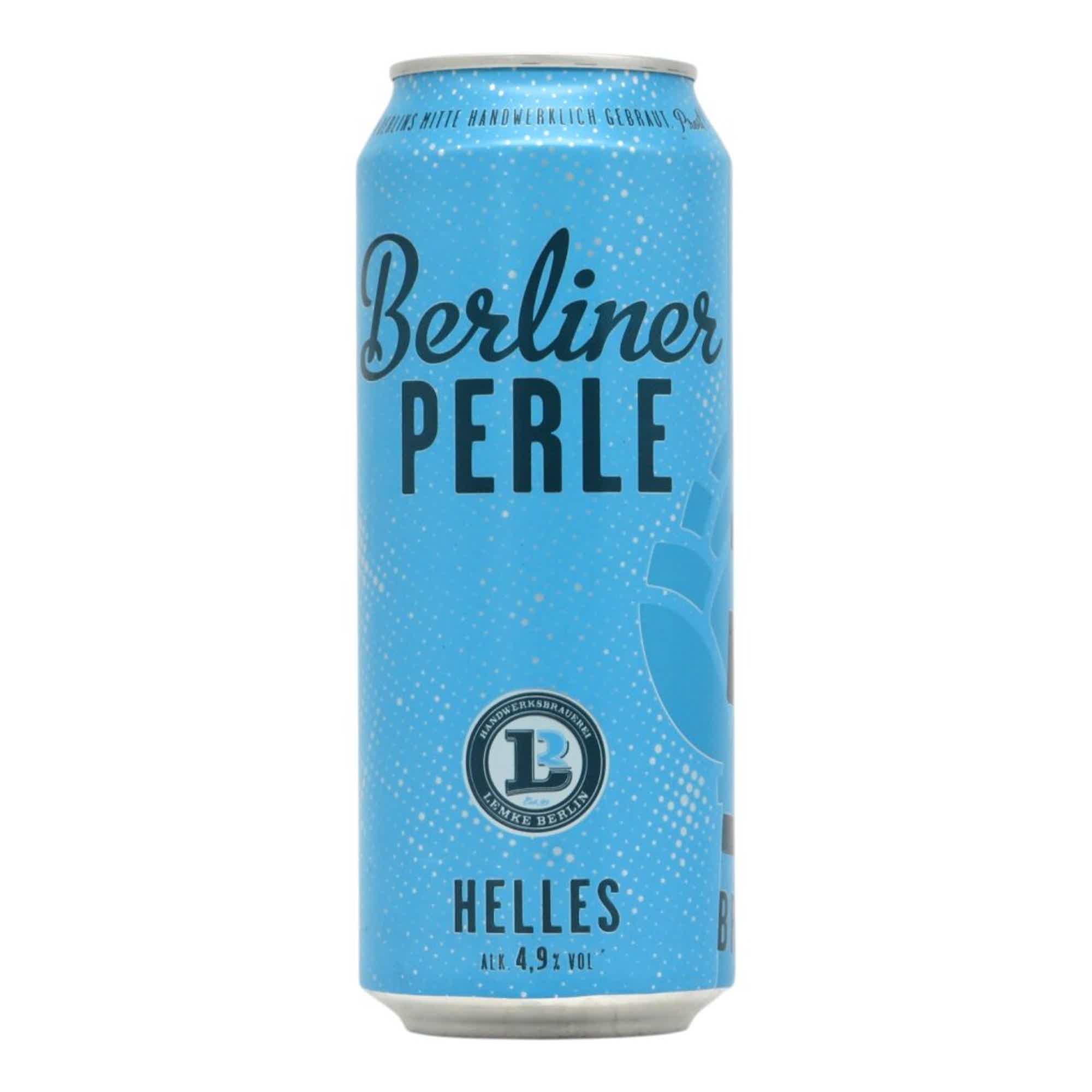 Lemke Berliner Perle Helles Dose 0,5l 4.9% 0.44L, Beer